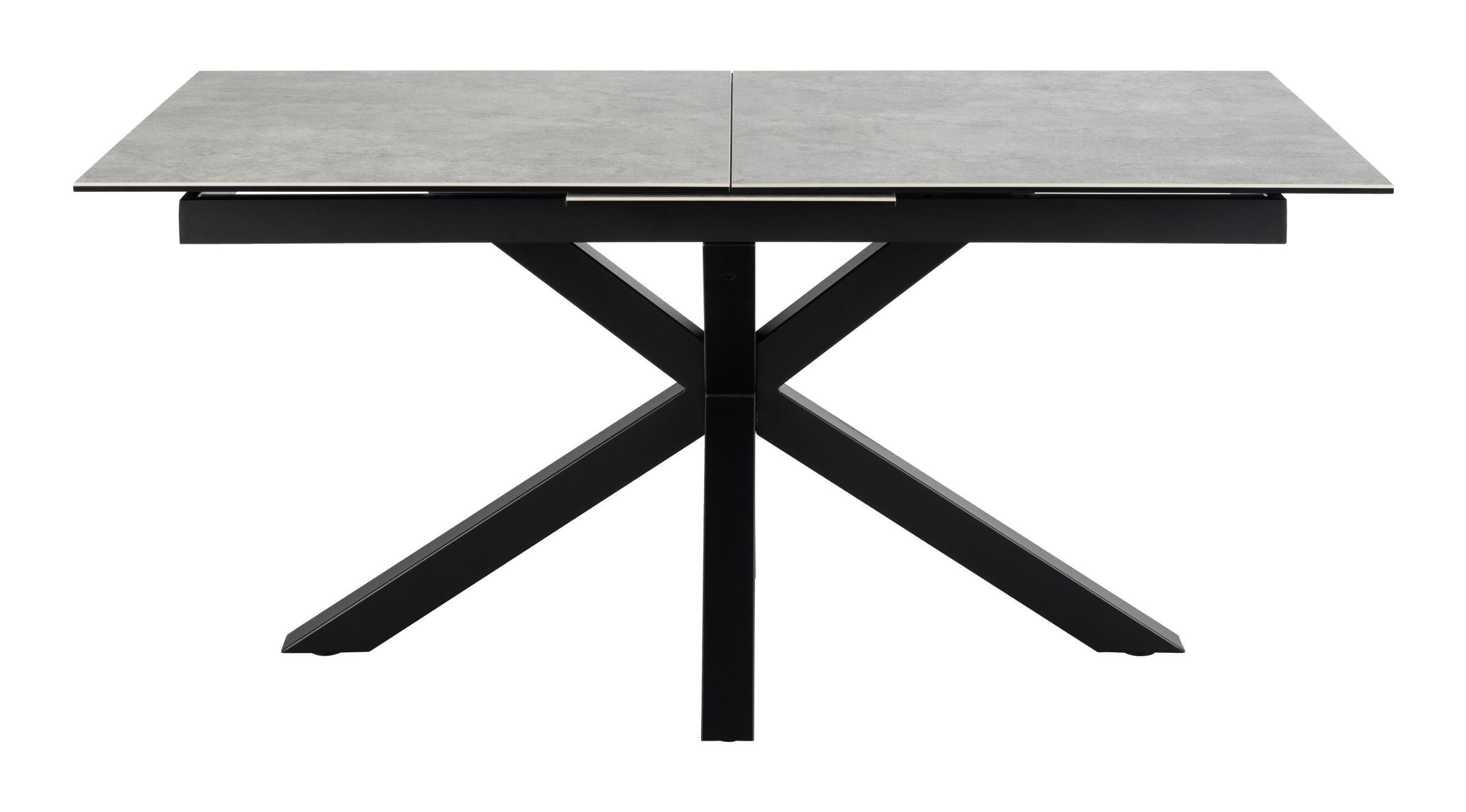 Bendt Uitschuifbare Eettafel 'Line' Keramiek, 168/210 x 90cm, kleur Grijs