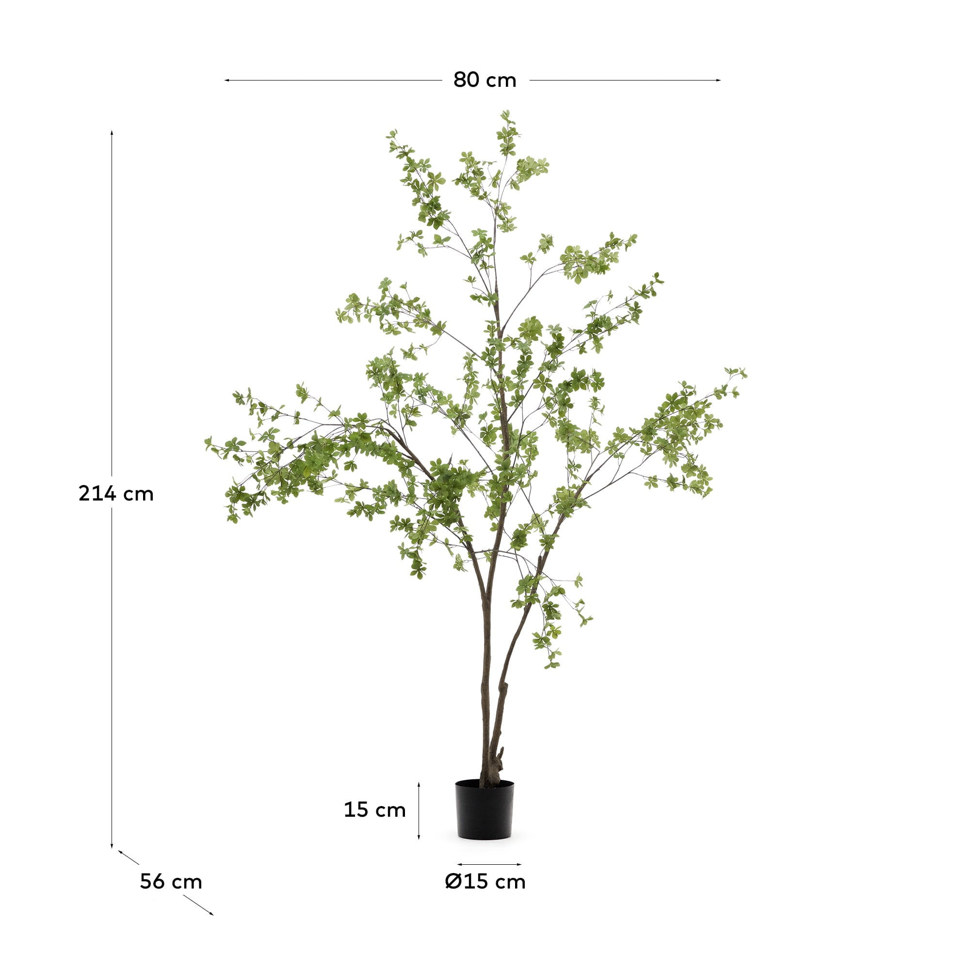 Kave Home Kunstplant 'Enkianthus' 214cm