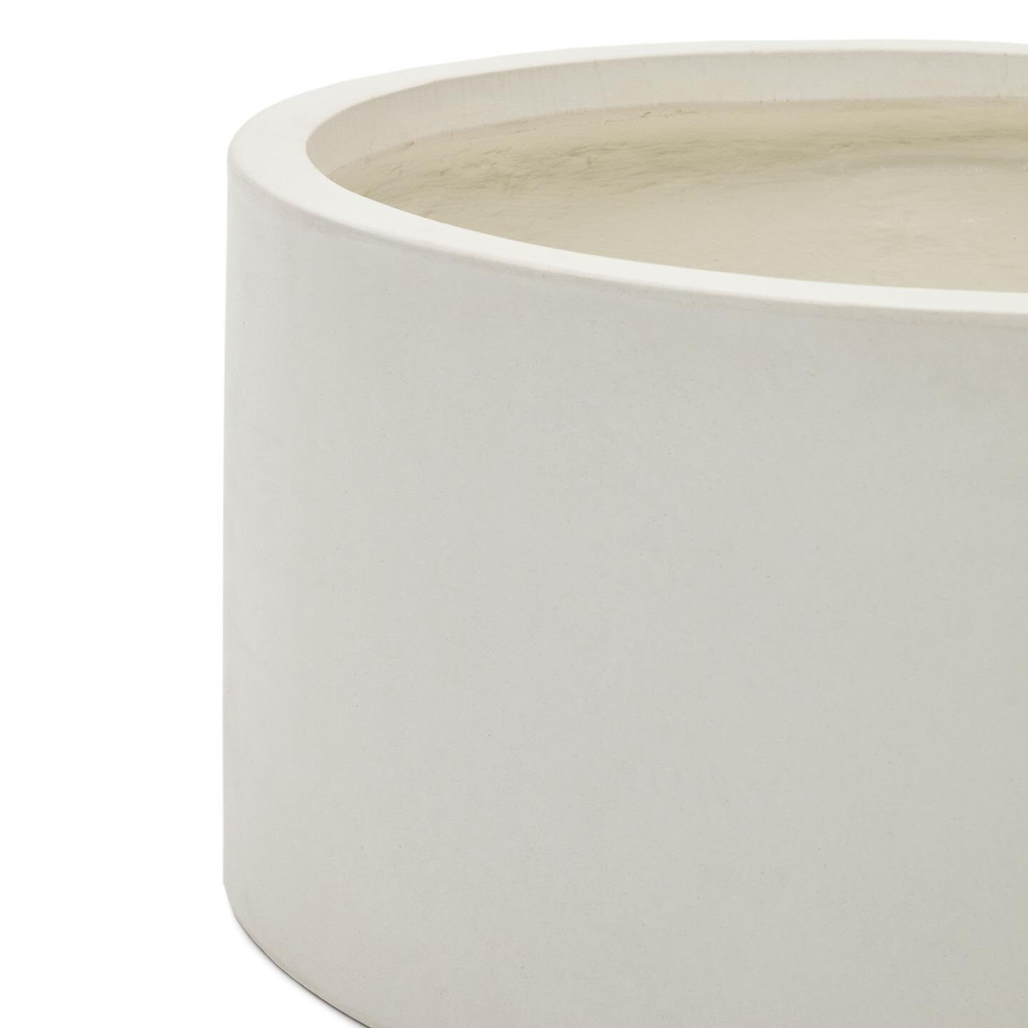 Kave Home Plantenpot 'Aiguablava' Ø62cm, kleur Wit
