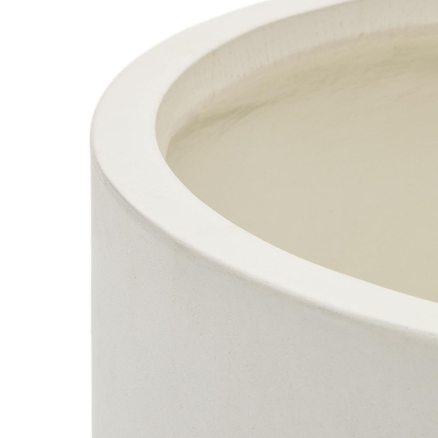 Kave Home Plantenpot 'Aiguablava' Ø62cm, kleur Wit