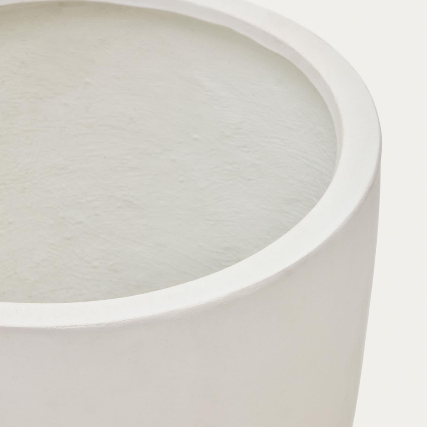 Kave Home plantenpot 'Aiguablava' Ø56cm, kleur Wit