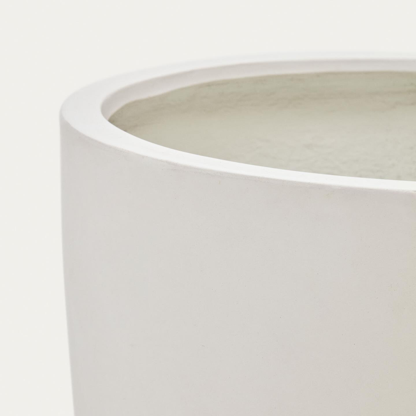 Kave Home plantenpot 'Aiguablava' Ø56cm, kleur Wit
