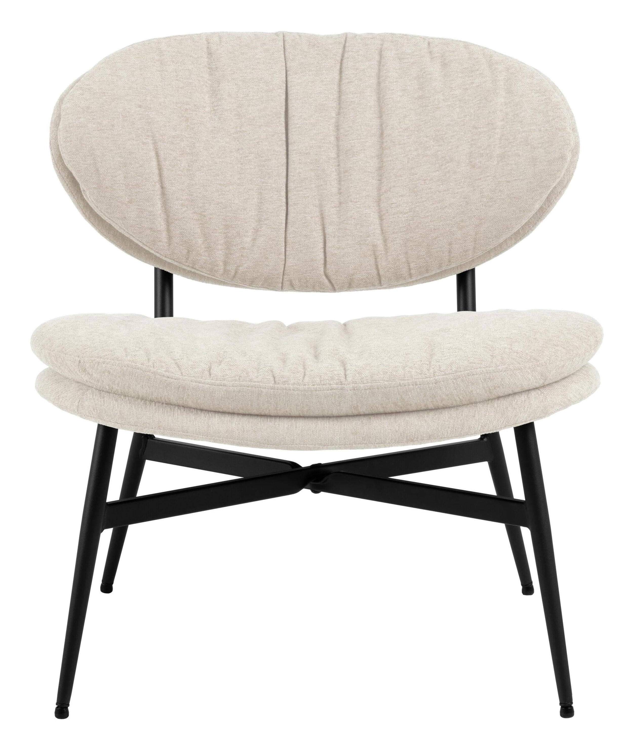 Bendt Fauteuil 'Angelia' Chenille, kleur Beige