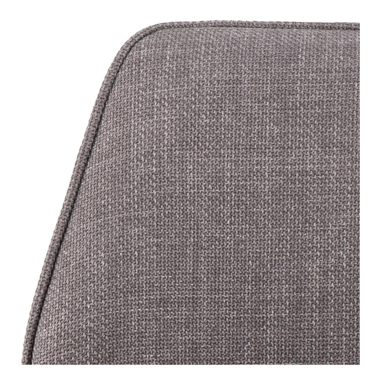 Bendt Bureaustoel 'Dantrell' Structuurstof, kleur Grijs/Bruin