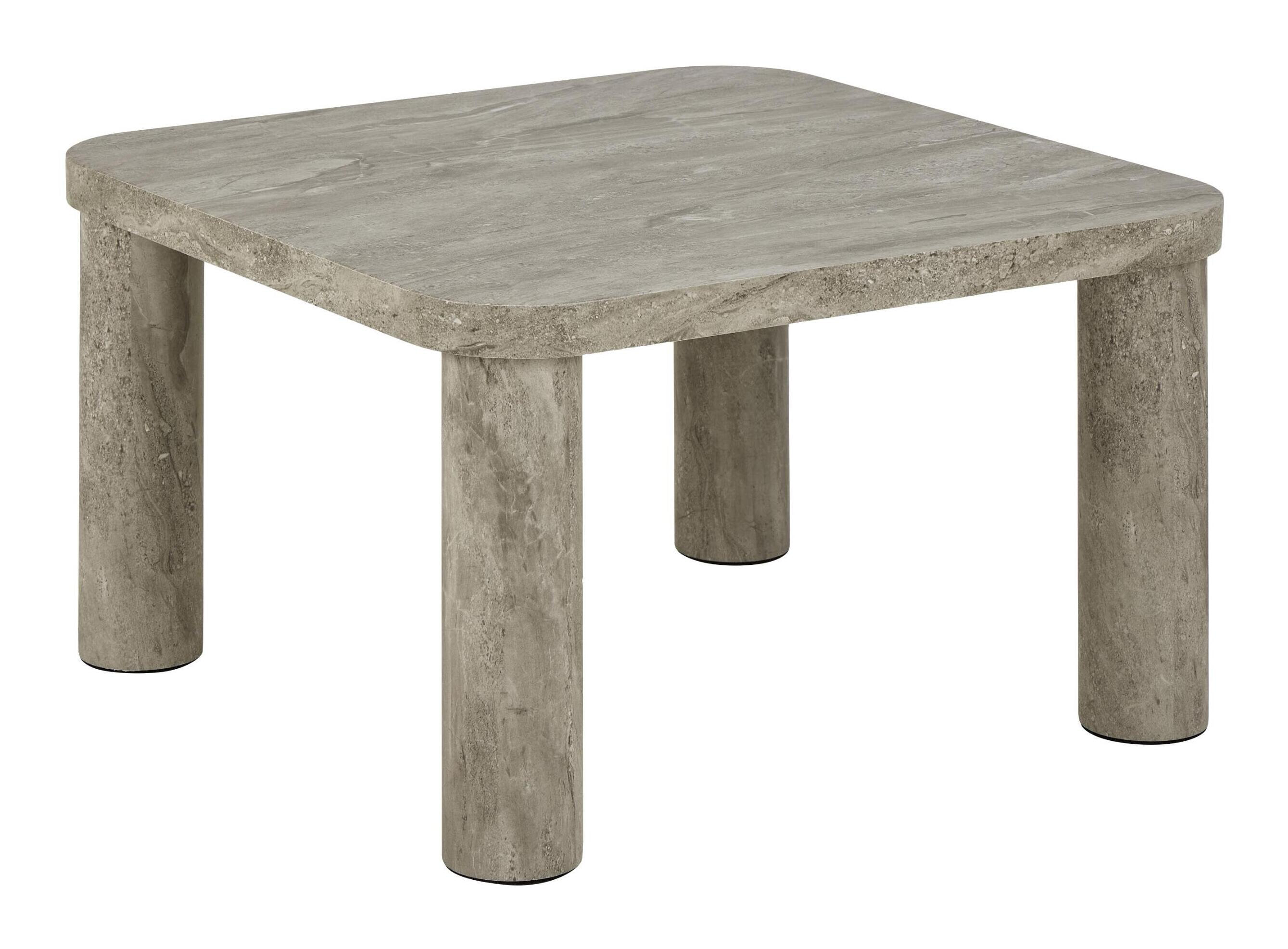 Bendt Salontafel Joaquim Marmerlook, 60 x 60cm - Grijs