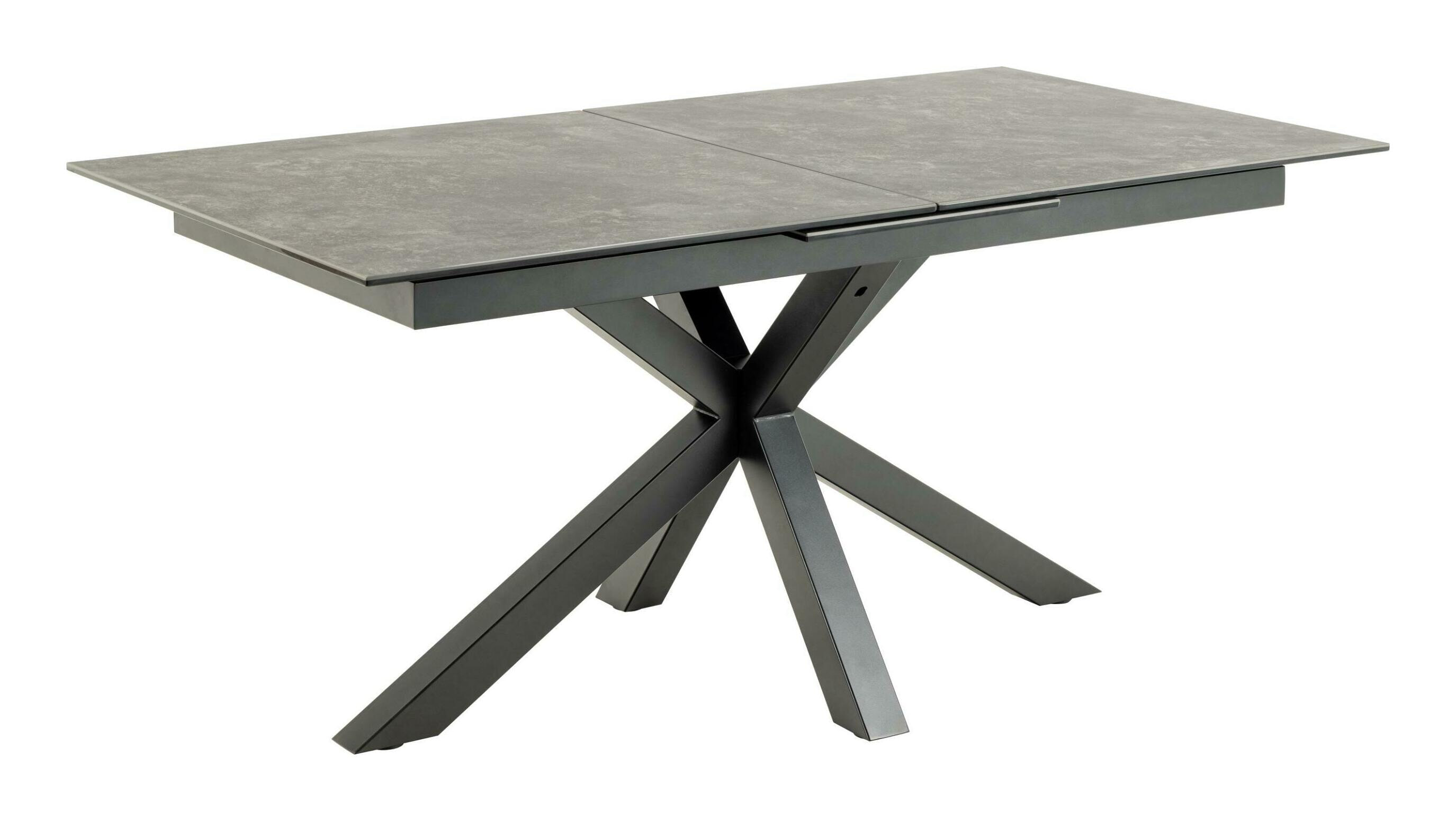 Bendt Uitschuifbare Eettafel Line Keramiek, 168-210 x 90cm - Zwart