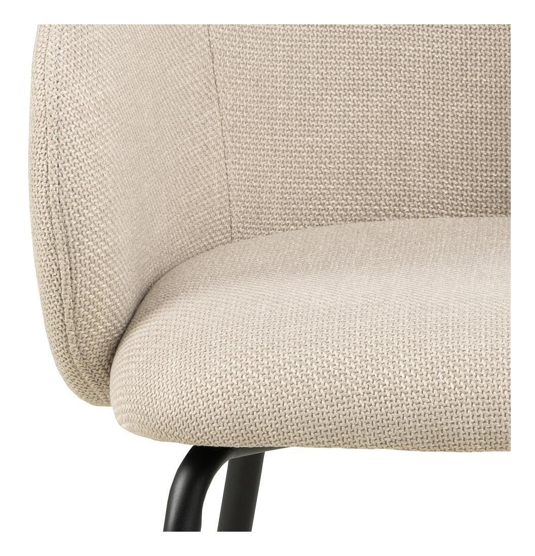 Bendt Eetkamerstoel 'Cristi' Structuurstof, kleur Beige