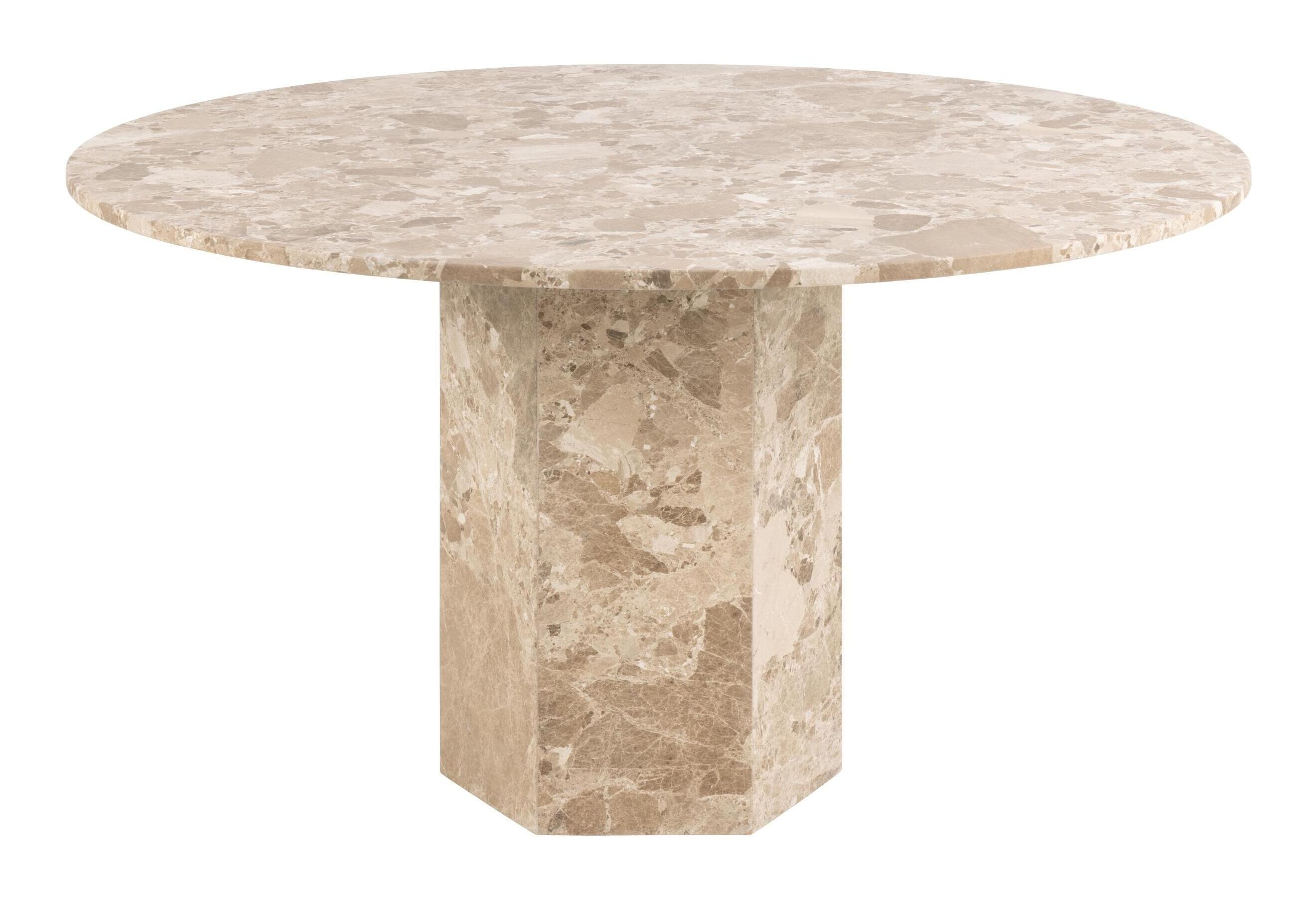 Sohome Ronde Eettafel Kesa - Marmer - 130cm