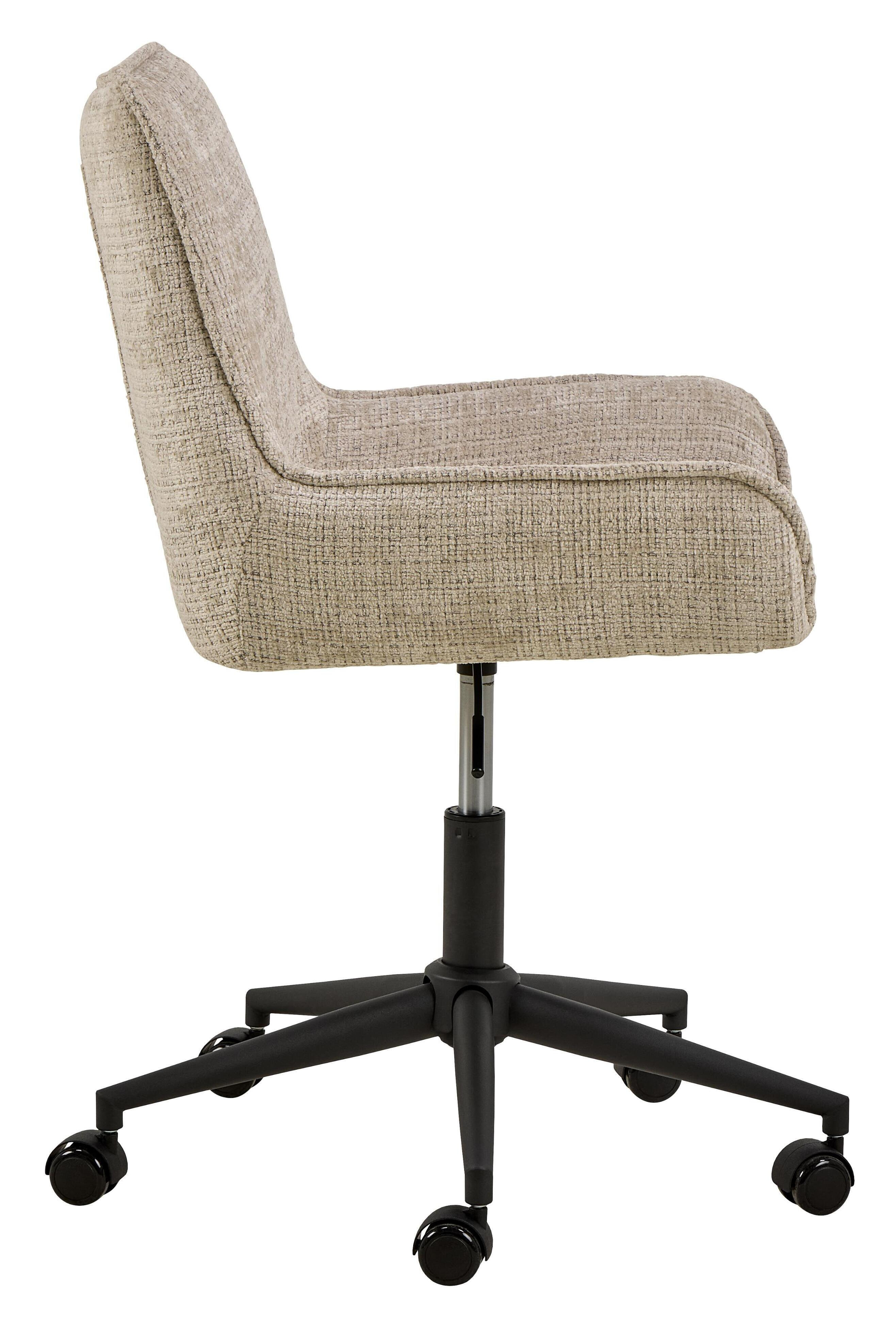 Bendt Bureaustoel 'Erika' Chenille, kleur Beige