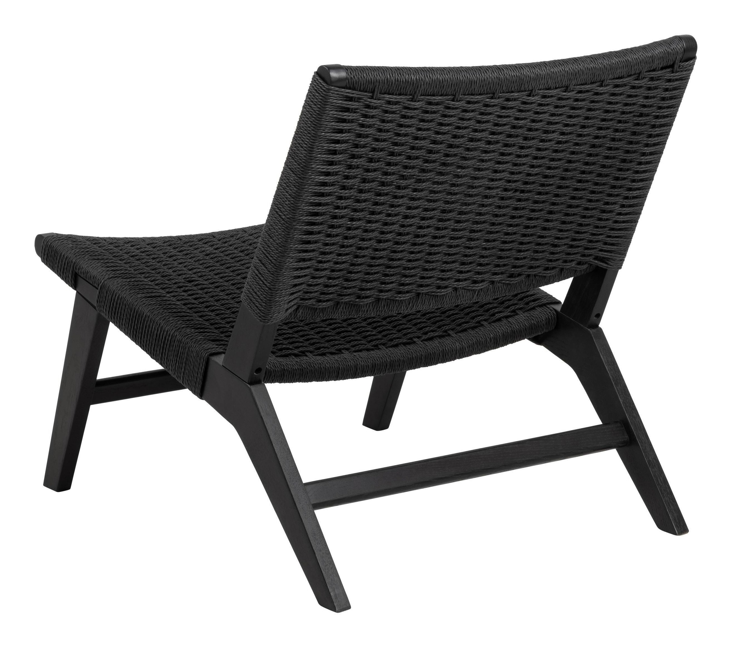 Bendt Fauteuil 'Rodrigues' Eiken, kleur Zwart