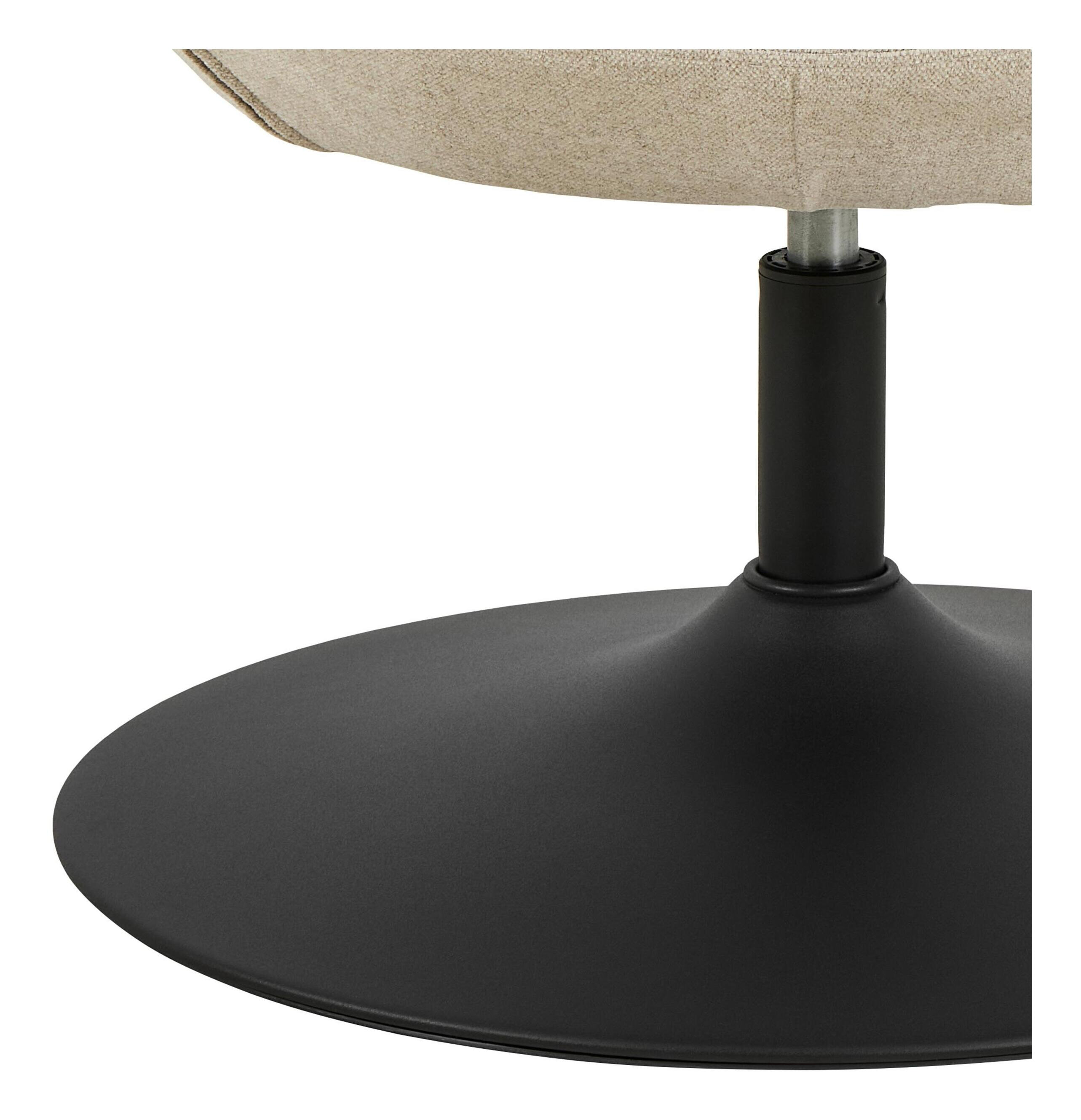 Bendt Draaifauteuil 'Lærke' Geweven, kleur Beige