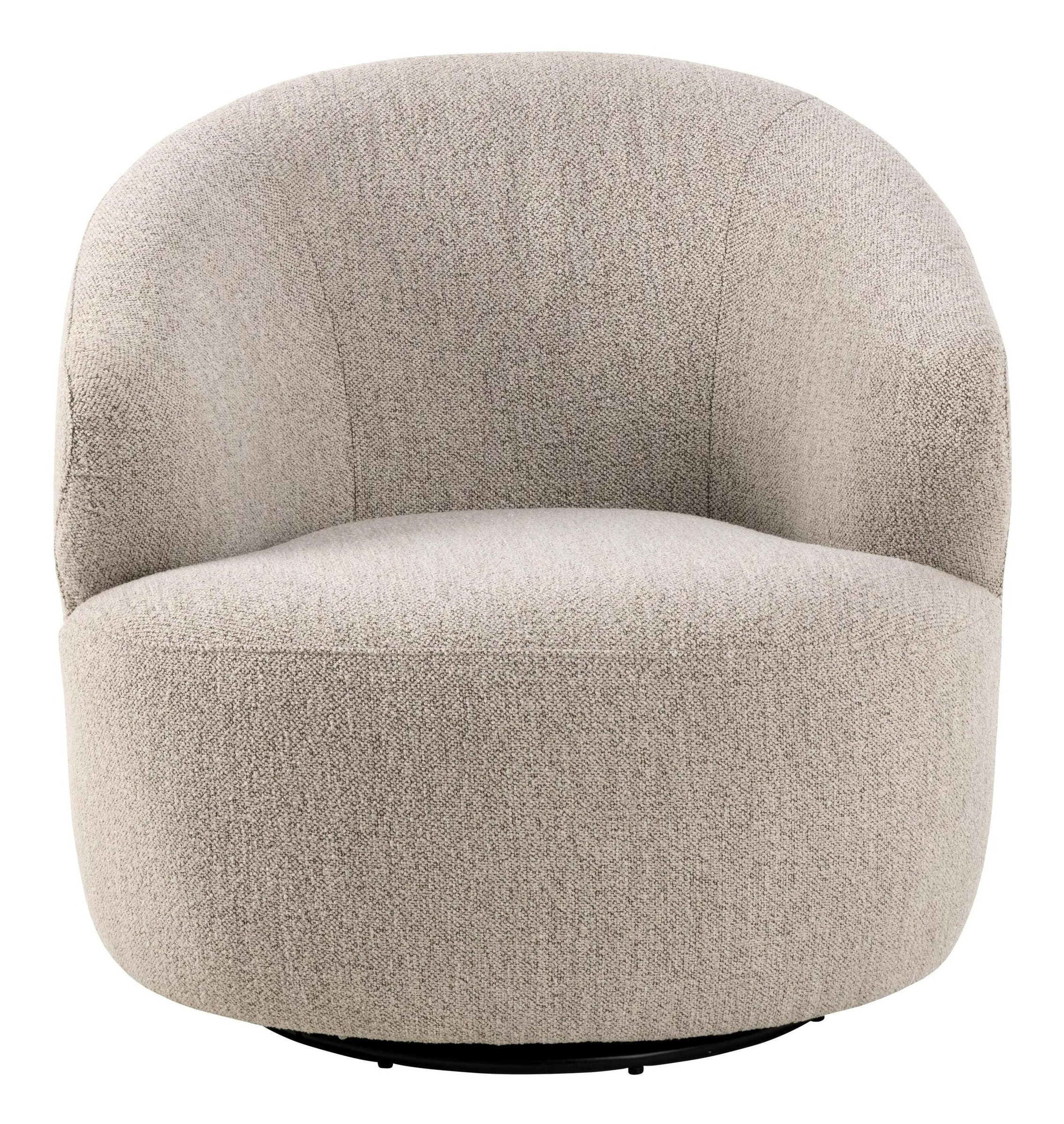 Bendt Draaibare Fauteuil 'Breah' Bouclé, kleur Beige