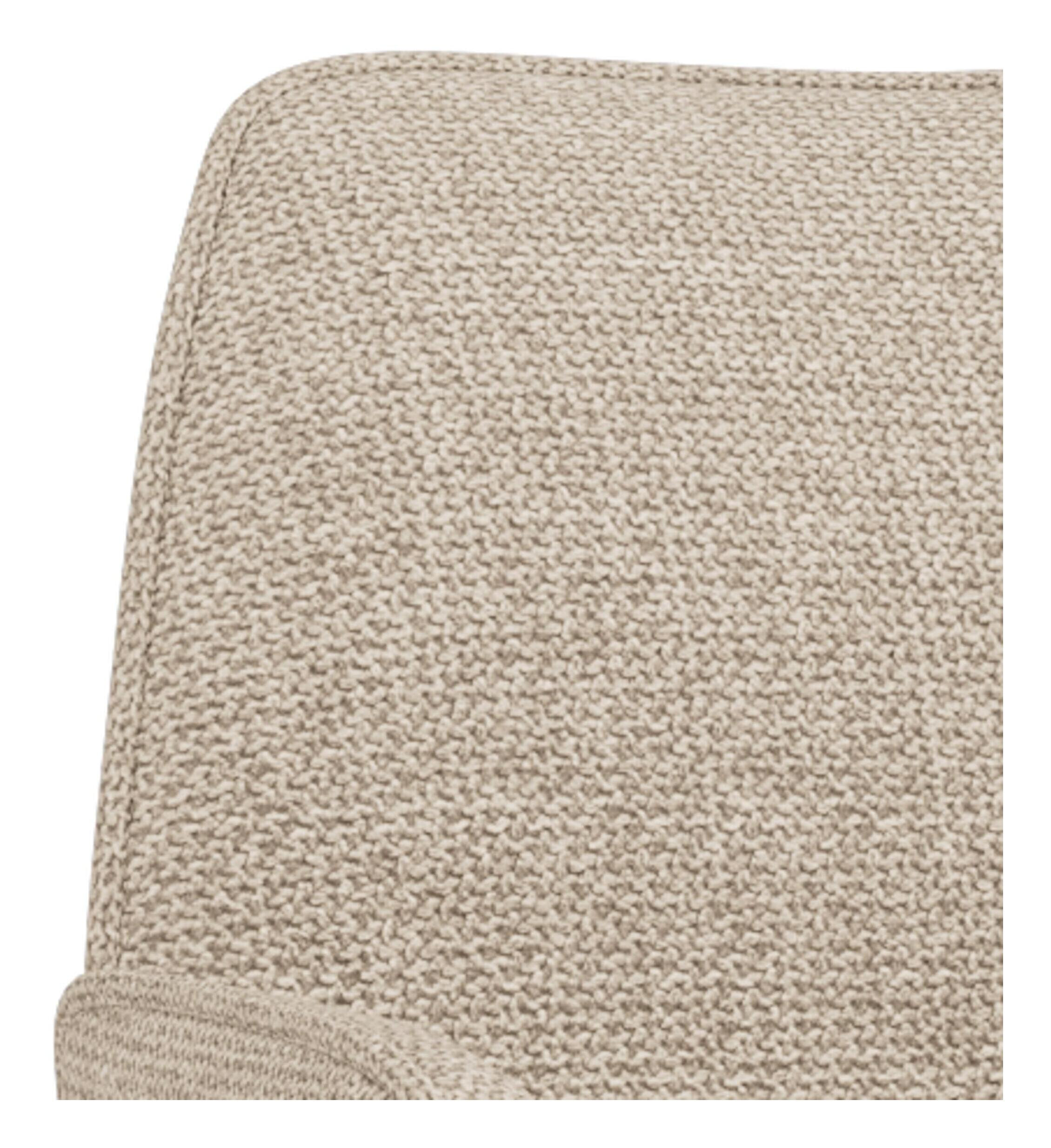 Bendt Draaibare Barkruk 'Dantrell' Structuurstof, kleur Beige (zithoogte 65-85cm)