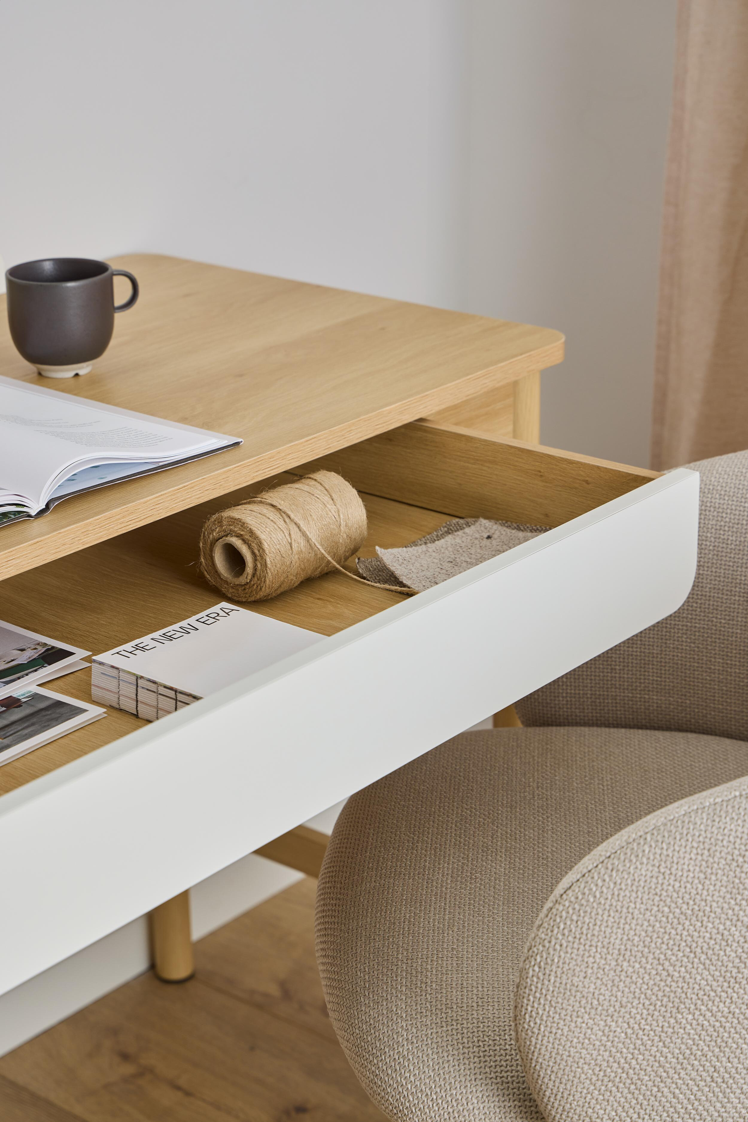 Bendt Bureaustoel 'Cristi' Structuurstof, kleur Beige