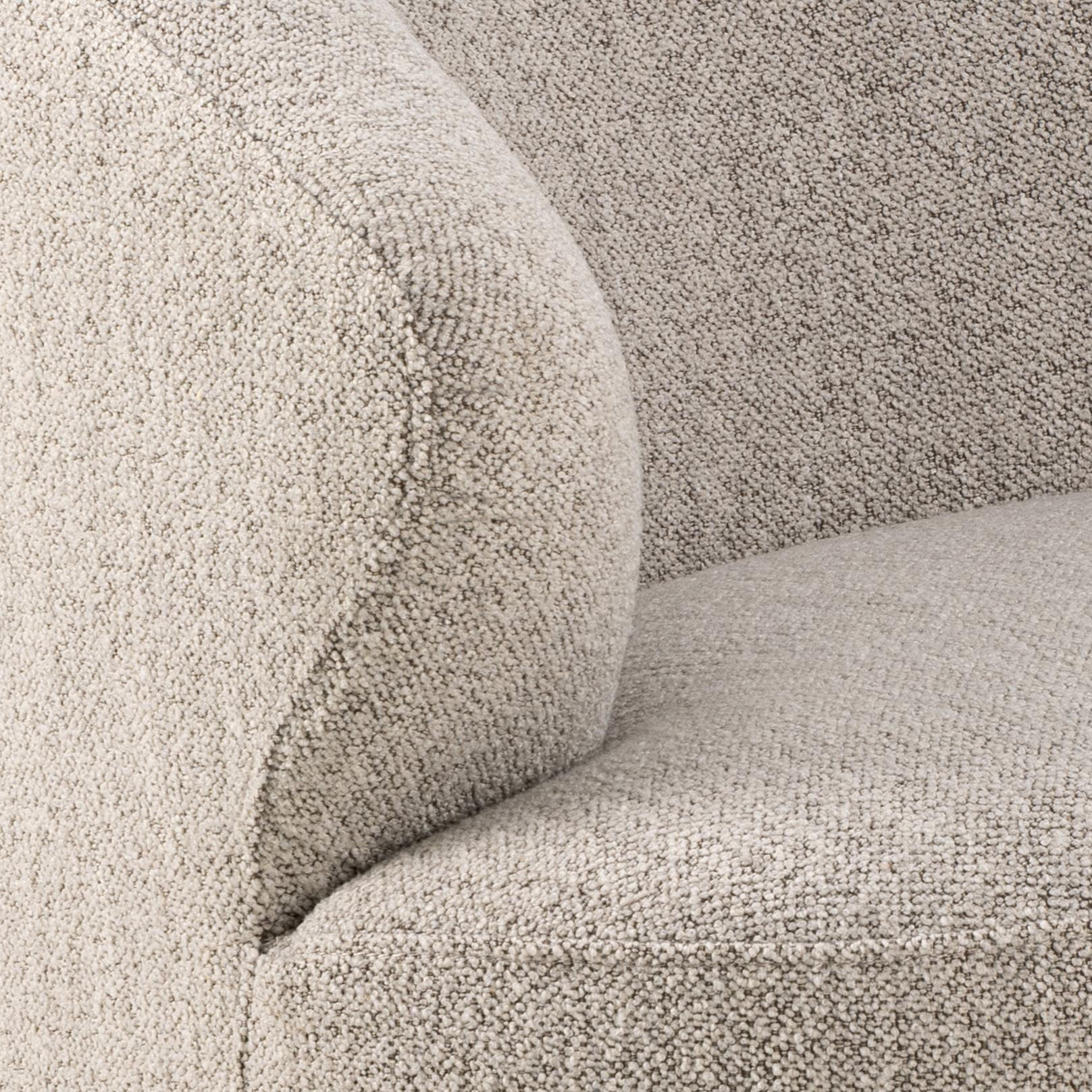 Bendt Draaibare Fauteuil 'Breah' Bouclé, kleur Beige