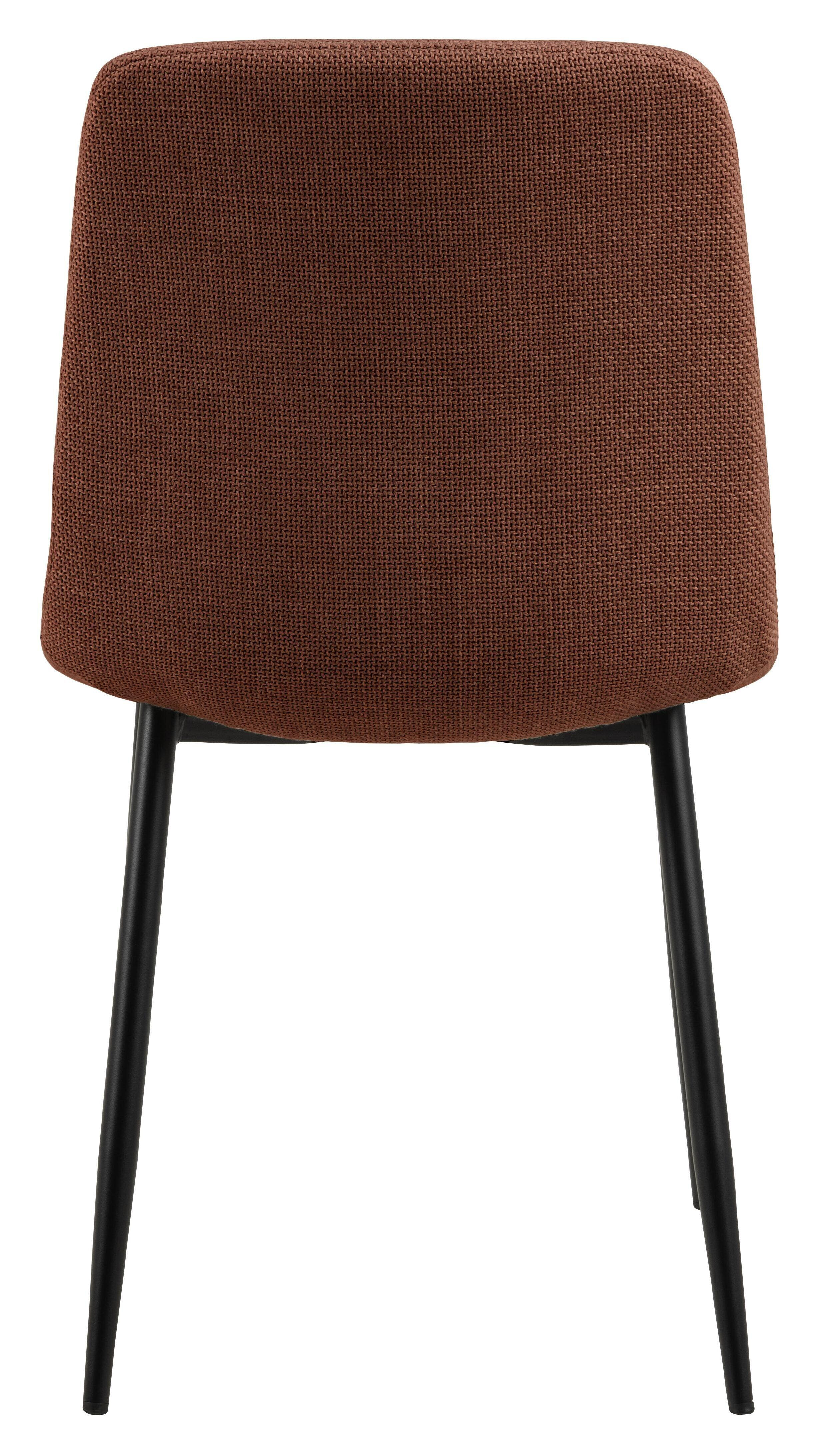 Bendt Eetkamerstoel 'Tronier' Structuurstof, kleur Terracotta