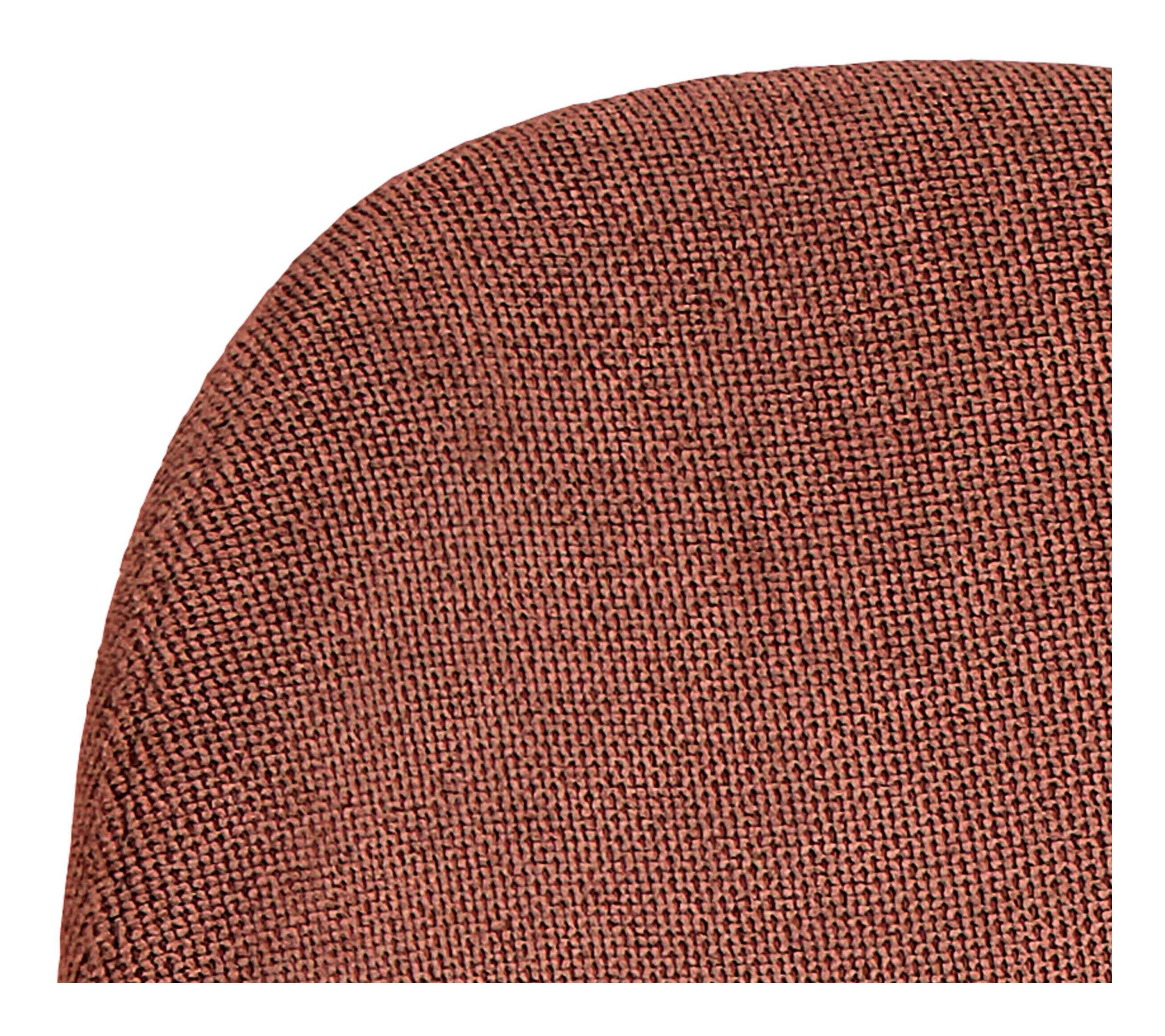 Bendt Eetkamerstoel 'Vic' Geweven stof, kleur Terracotta