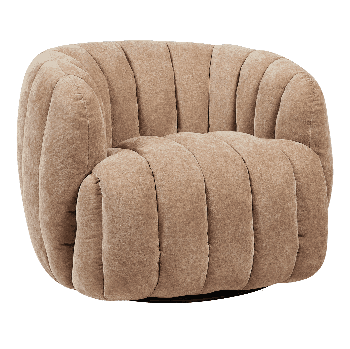 Tower Living Draaifauteuil Verdi Chenille - Taupe