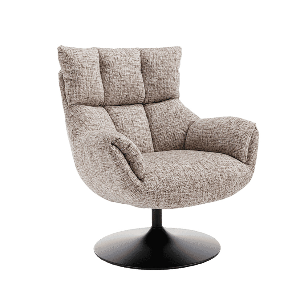 Tower Living Draaifauteuil 'Force' Bouclé