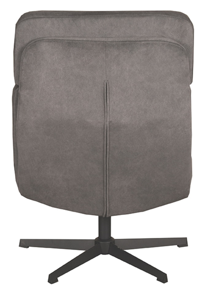 LABEL51 Draaifauteuil 'Alvar' kleur Antraciet