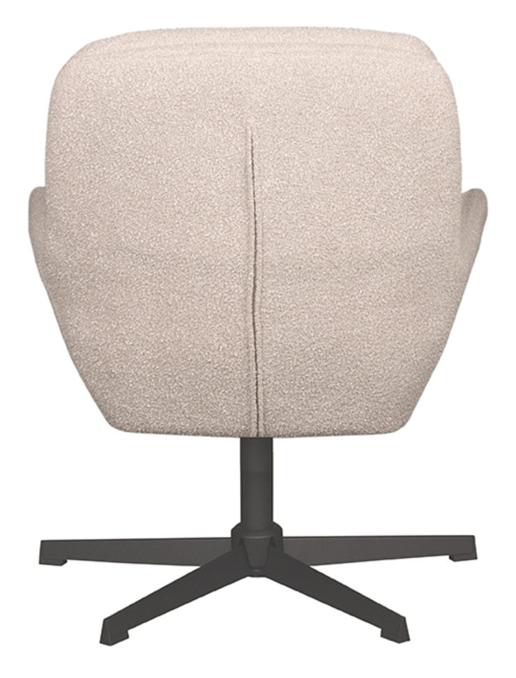 LABEL51 Draaifauteuil 'Moss' Bouclé, kleur Naturel