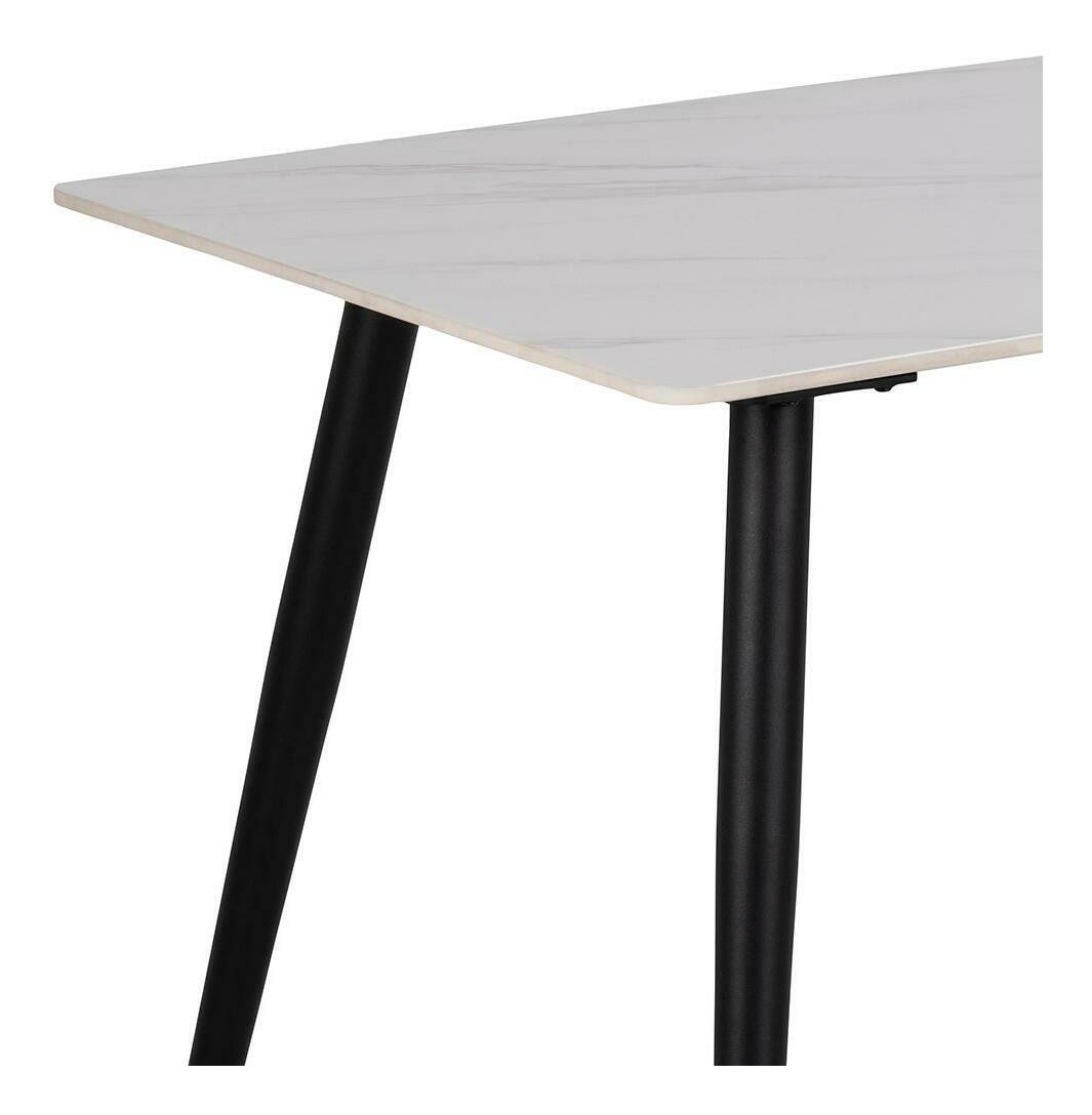 Bendt Eettafel 'Ib' Keramiek, 140 x 80cm, kleur Wit