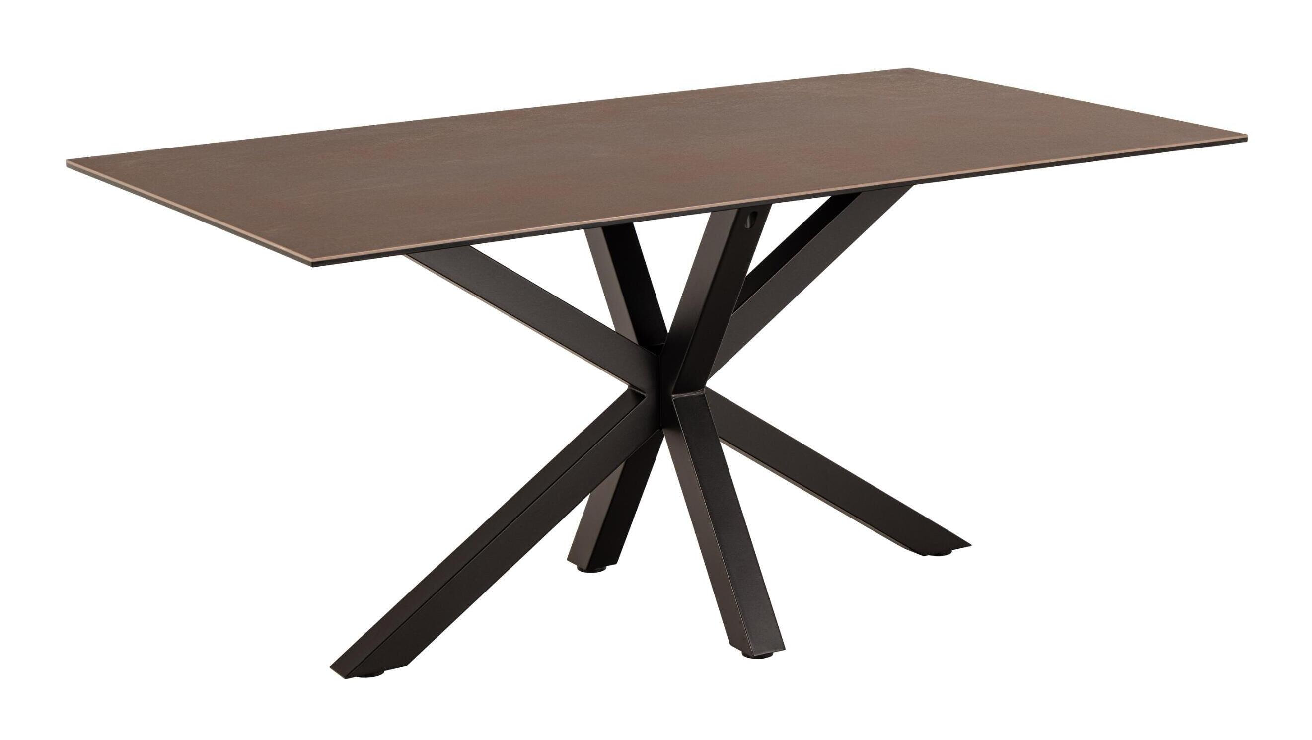 Bendt Eettafel 'Line' Keramiek, 160 x 90cm, kleur Bruin