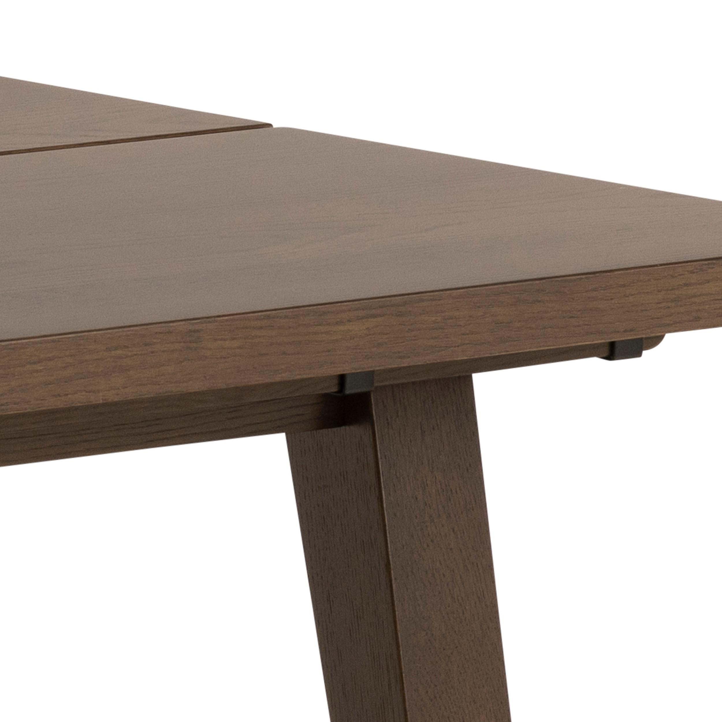 Bendt Uitschuifbare Eettafel 'Mads' Gerookt Eiken, 200/243/286 x 95cm