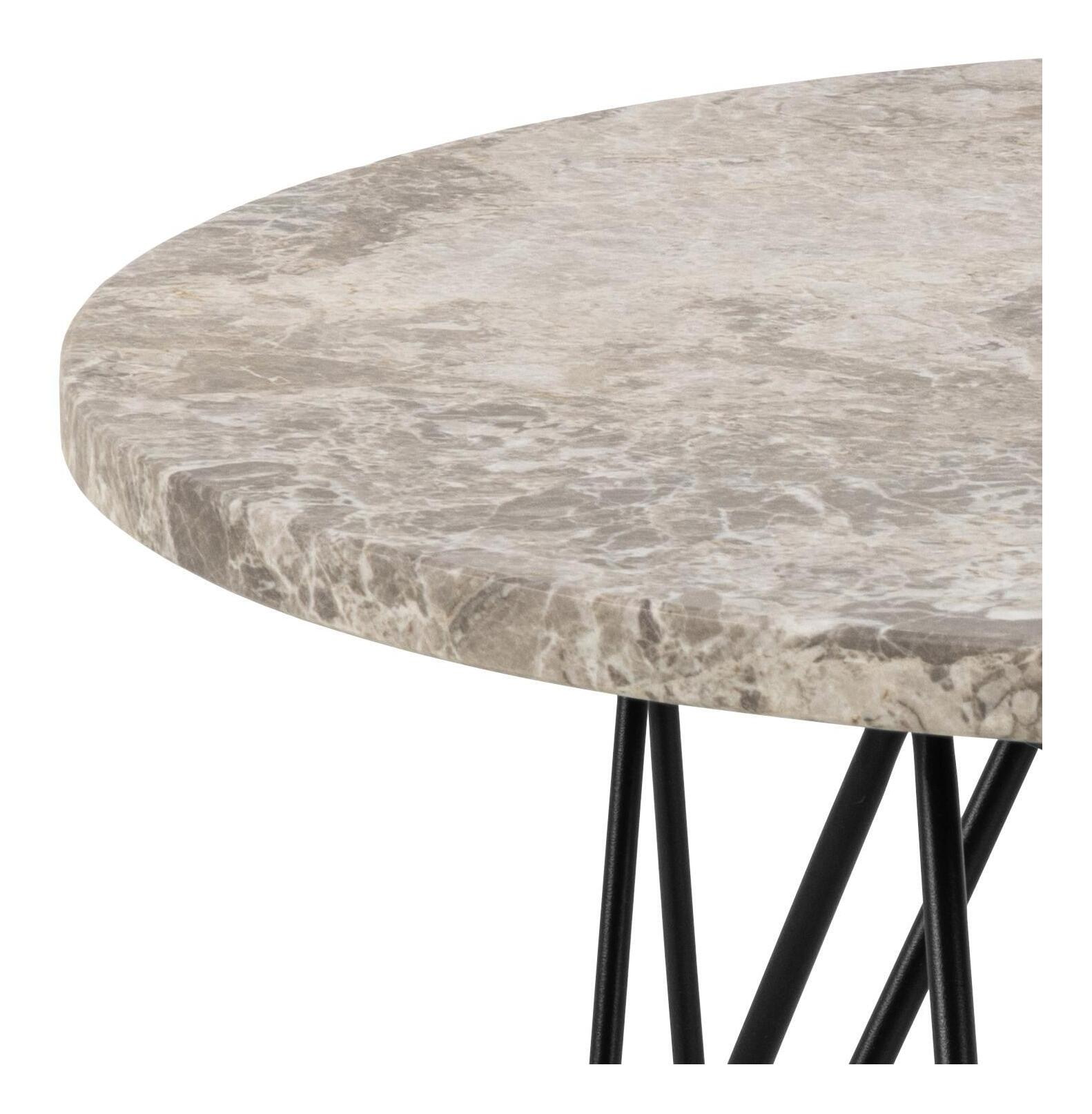 Bendt Ronde Salontafel 'Nadia' Marmer, 55cm