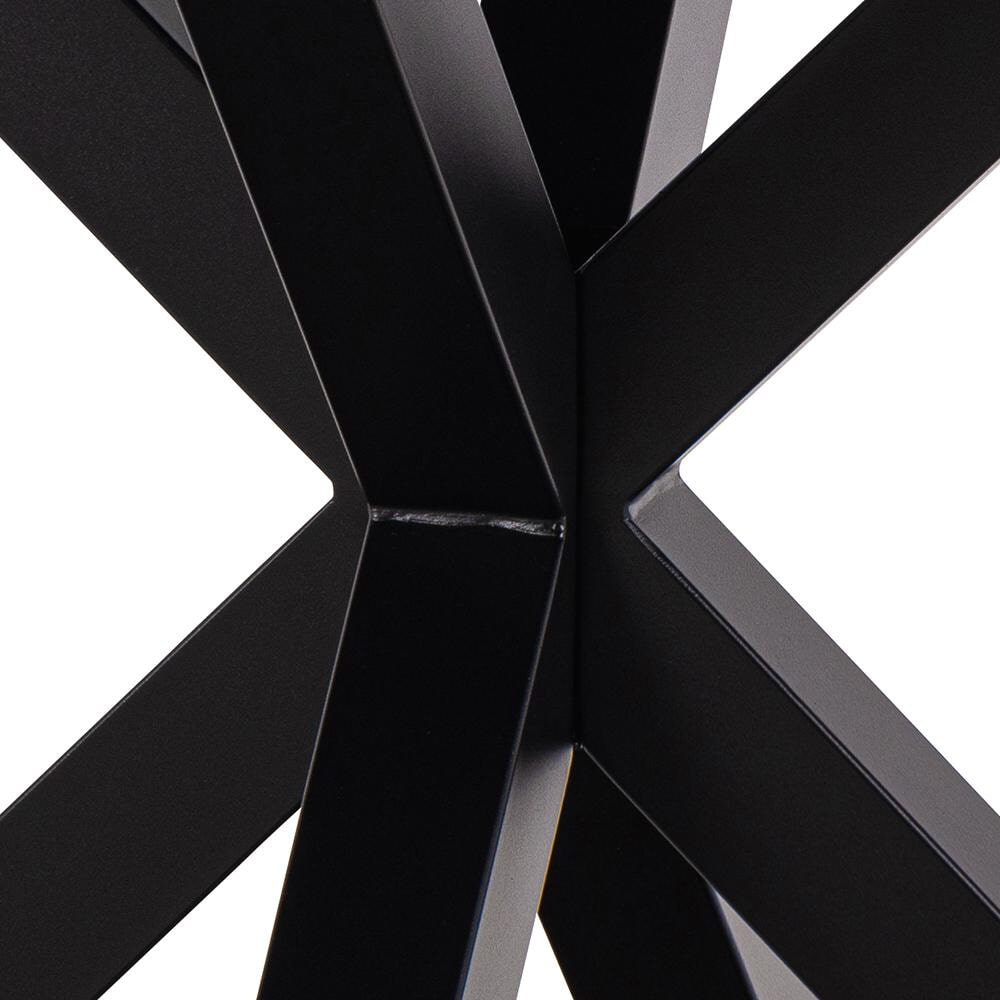 Bendt Ronde Eettafel 'Line' Keramiek, 119cm, kleur Bruin