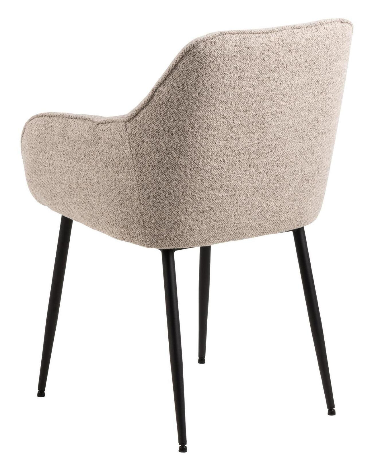 Bendt Eetkamerstoel 'Helena' Bouclé, kleur Beige