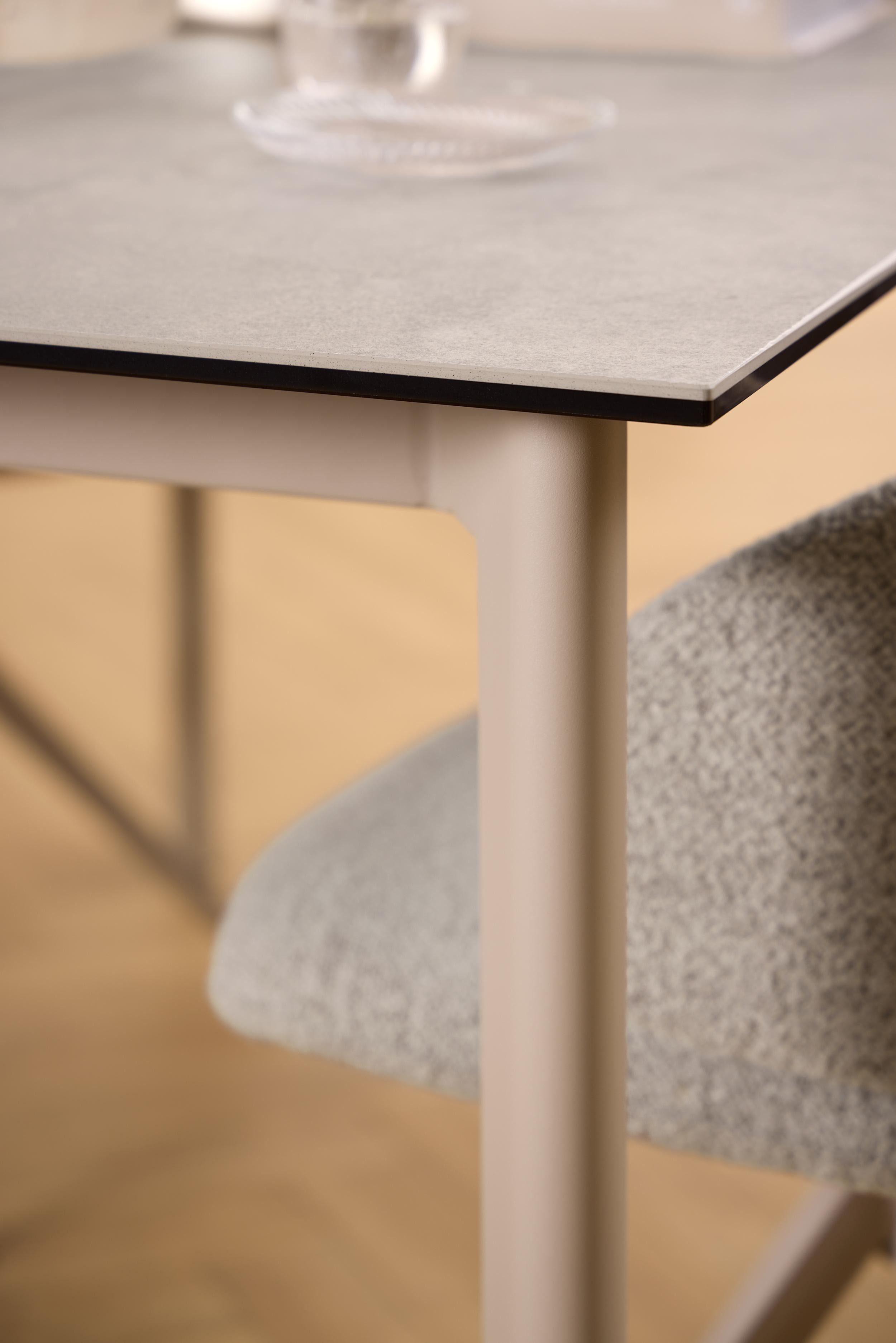 Bendt Eettafel 'Coy' Keramiek, 160 x 90cm, kleur Grijs