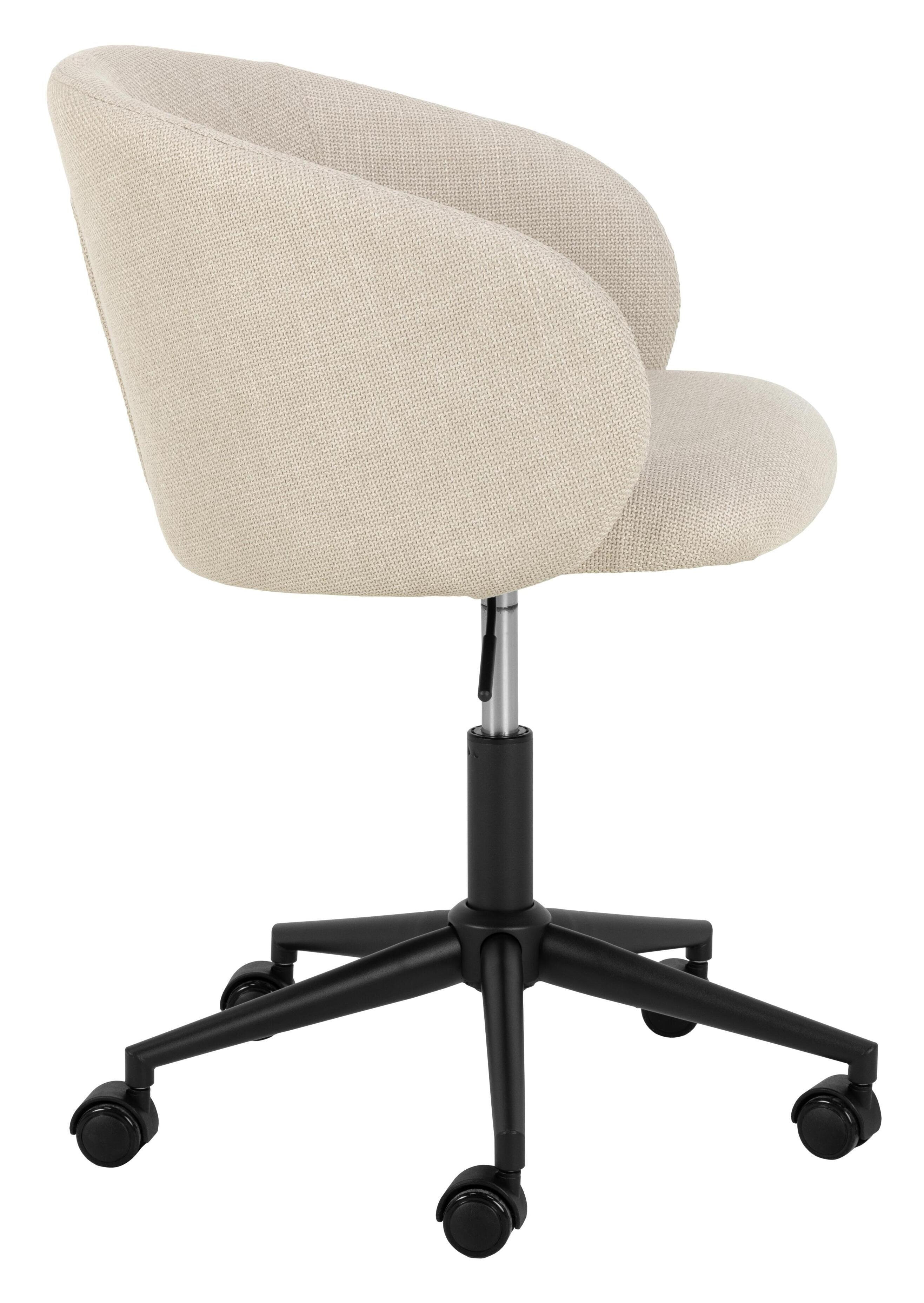 Bendt Bureaustoel 'Cristi' Structuurstof, kleur Beige