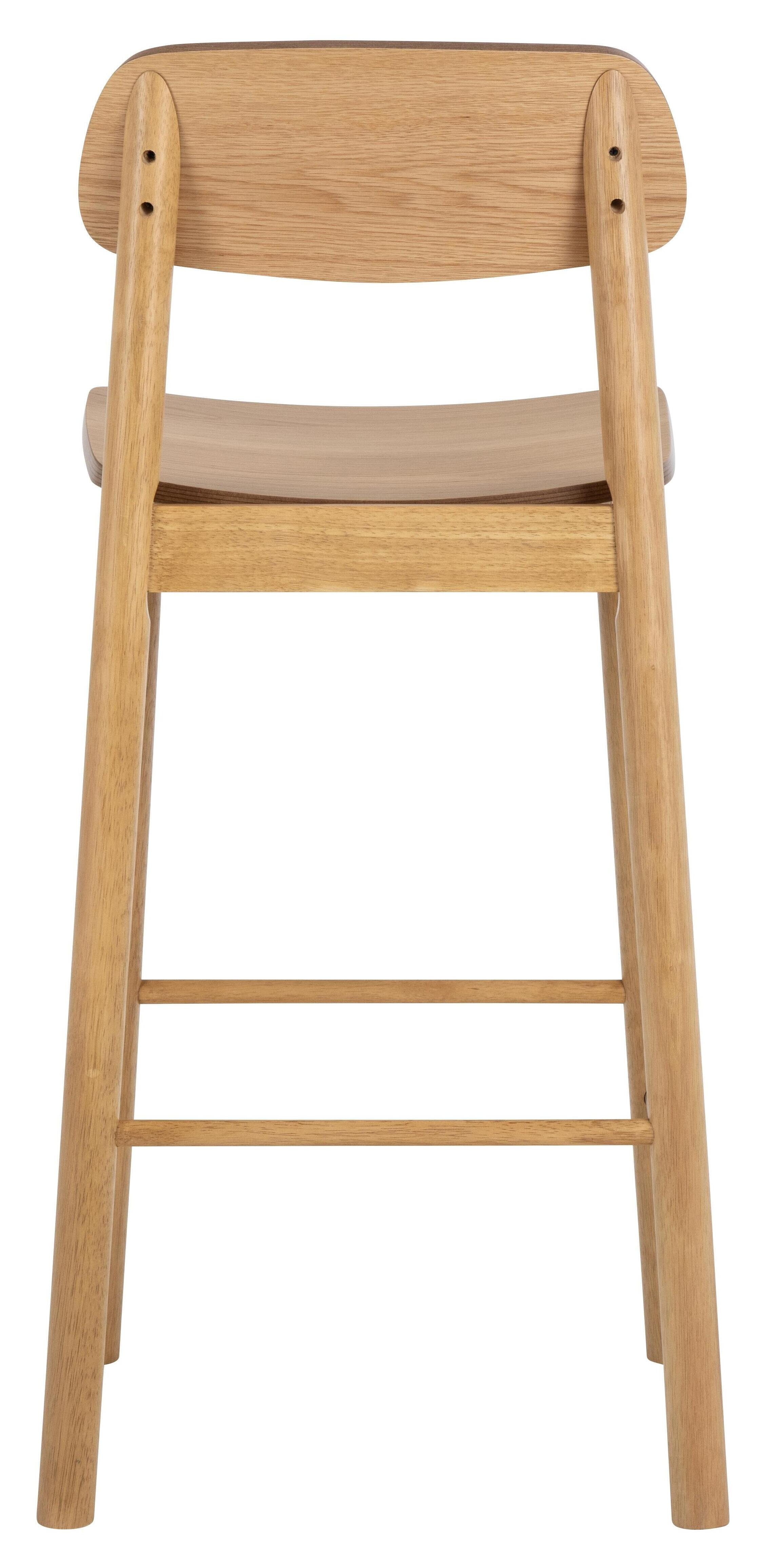 Bendt Barkruk 'Vernard' Eiken (zithoogte 74cm)