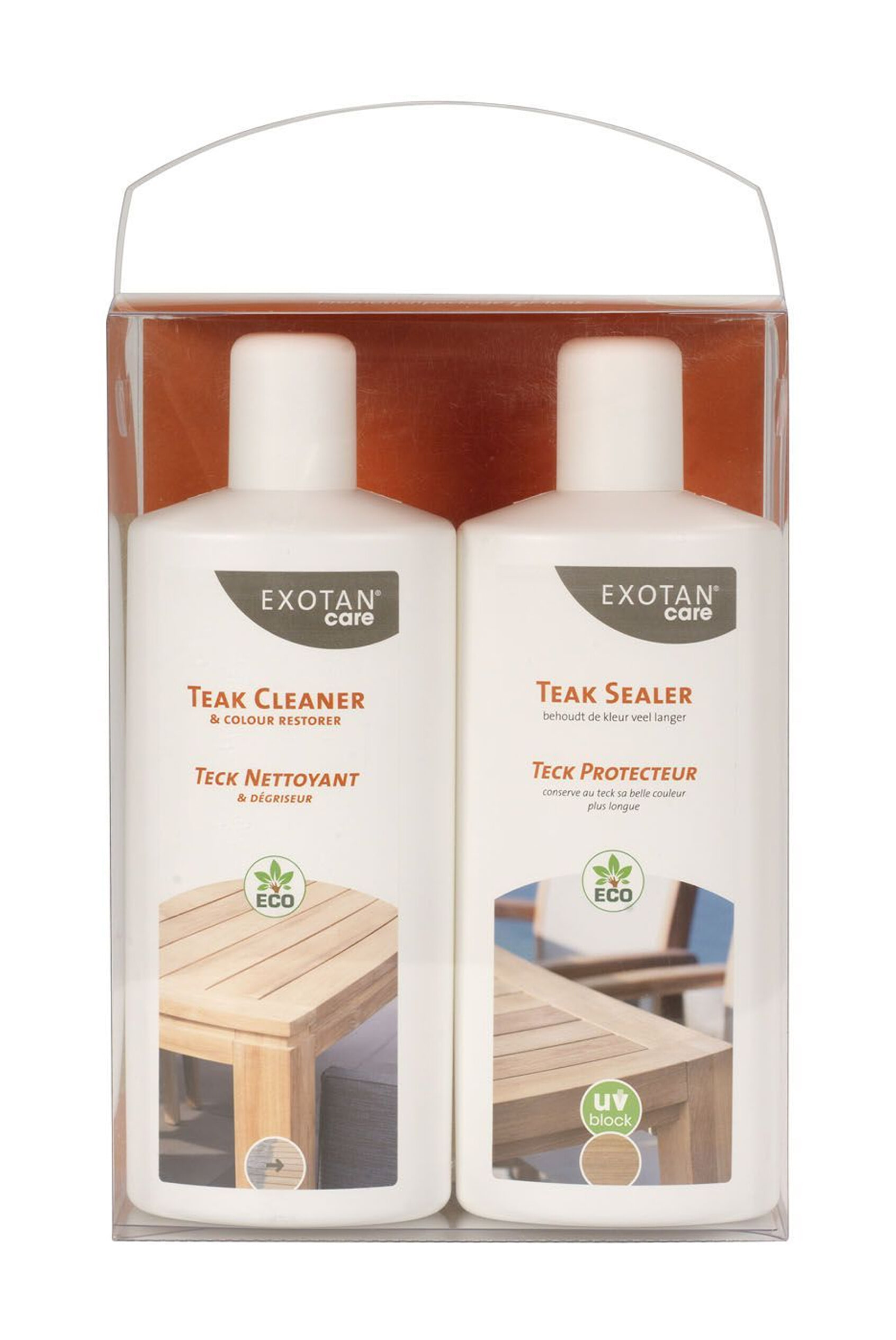 Exotan Onderhoudsmiddel 'Care' Promotiepakket, Teak Sealer