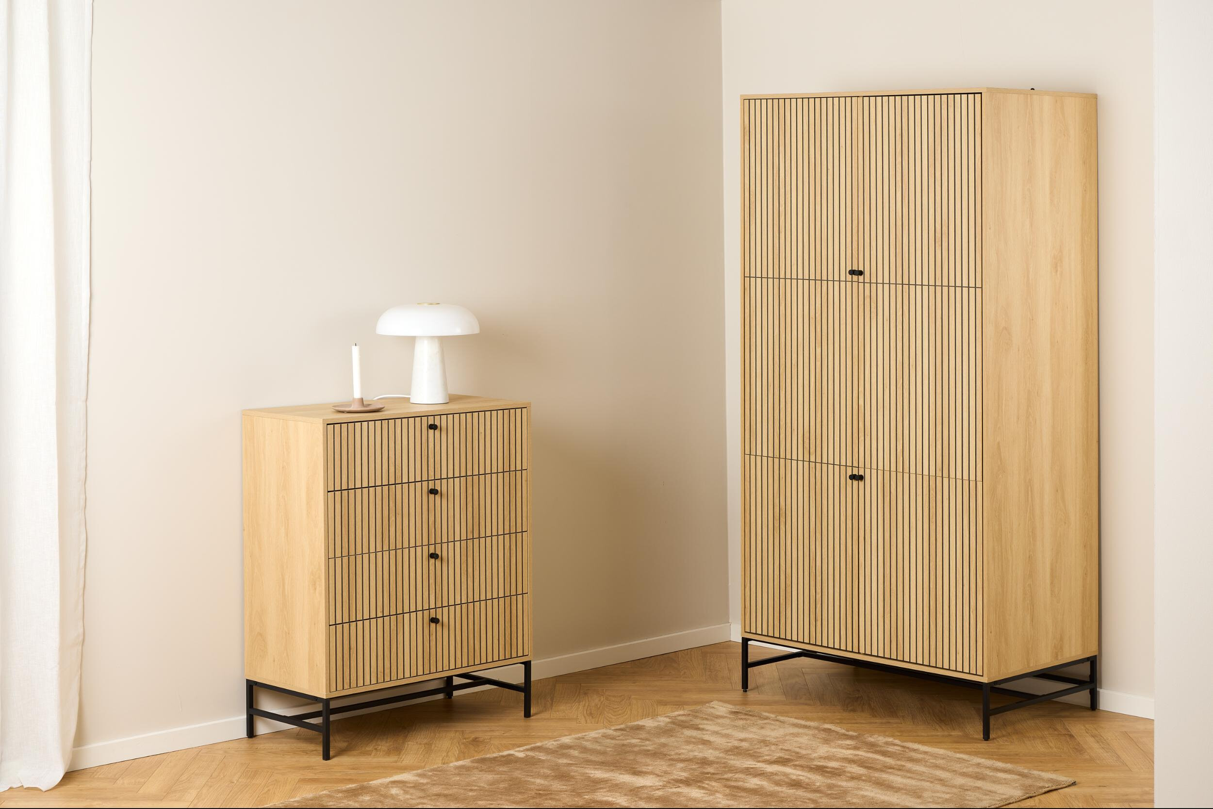 Bendt Kledingkast 'Davon' Eikenlook, 200 x 99cm