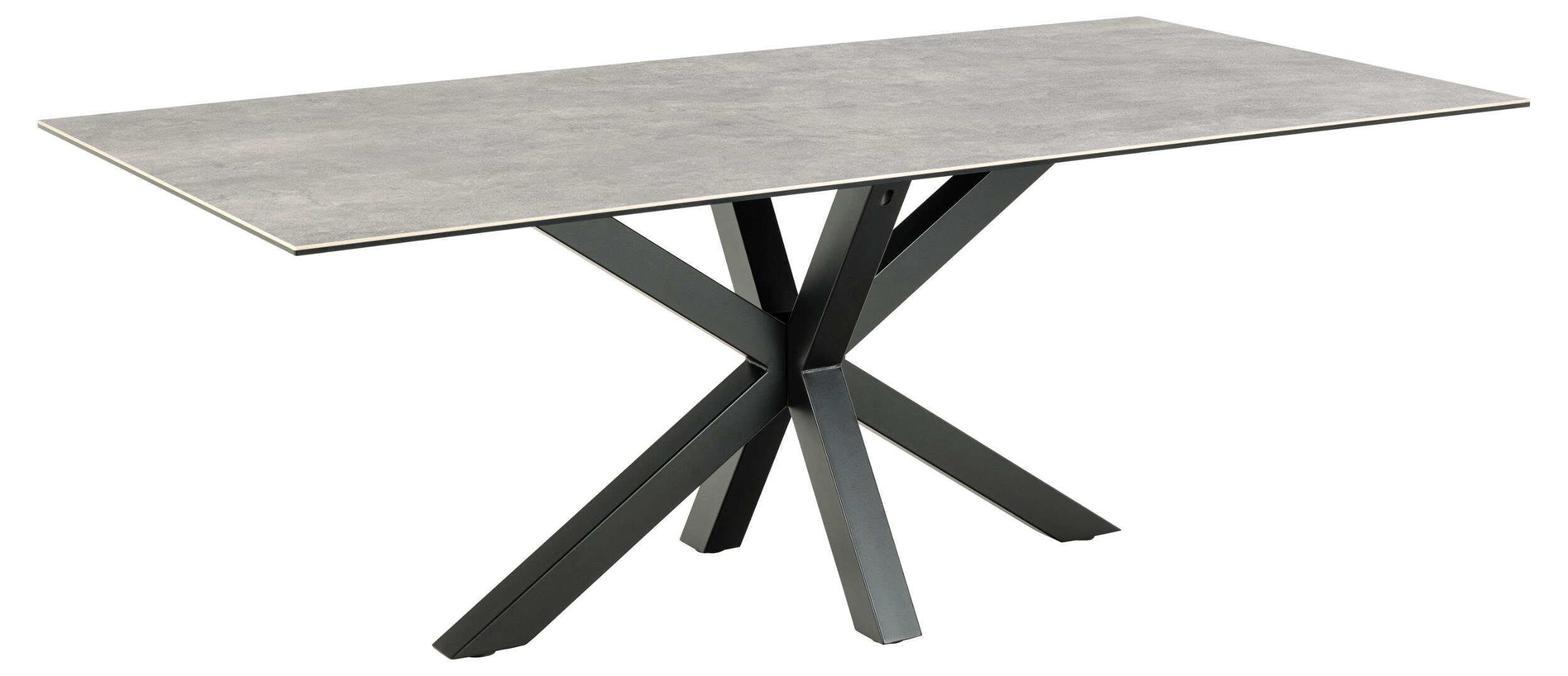 Bendt Eettafel 'Line' Keramiek, 200 x 100cm, kleur Grijs