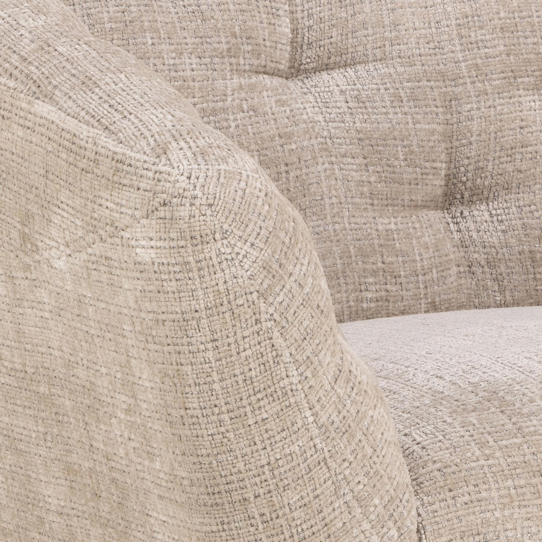 Bendt Fauteuil 'Loes' Chenille, kleur Beige