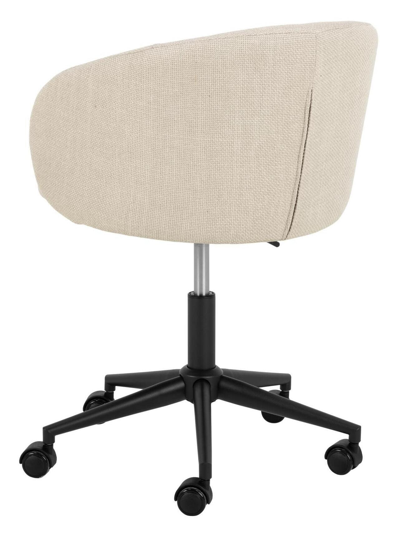 Bendt Bureaustoel 'Cristi' Structuurstof, kleur Beige