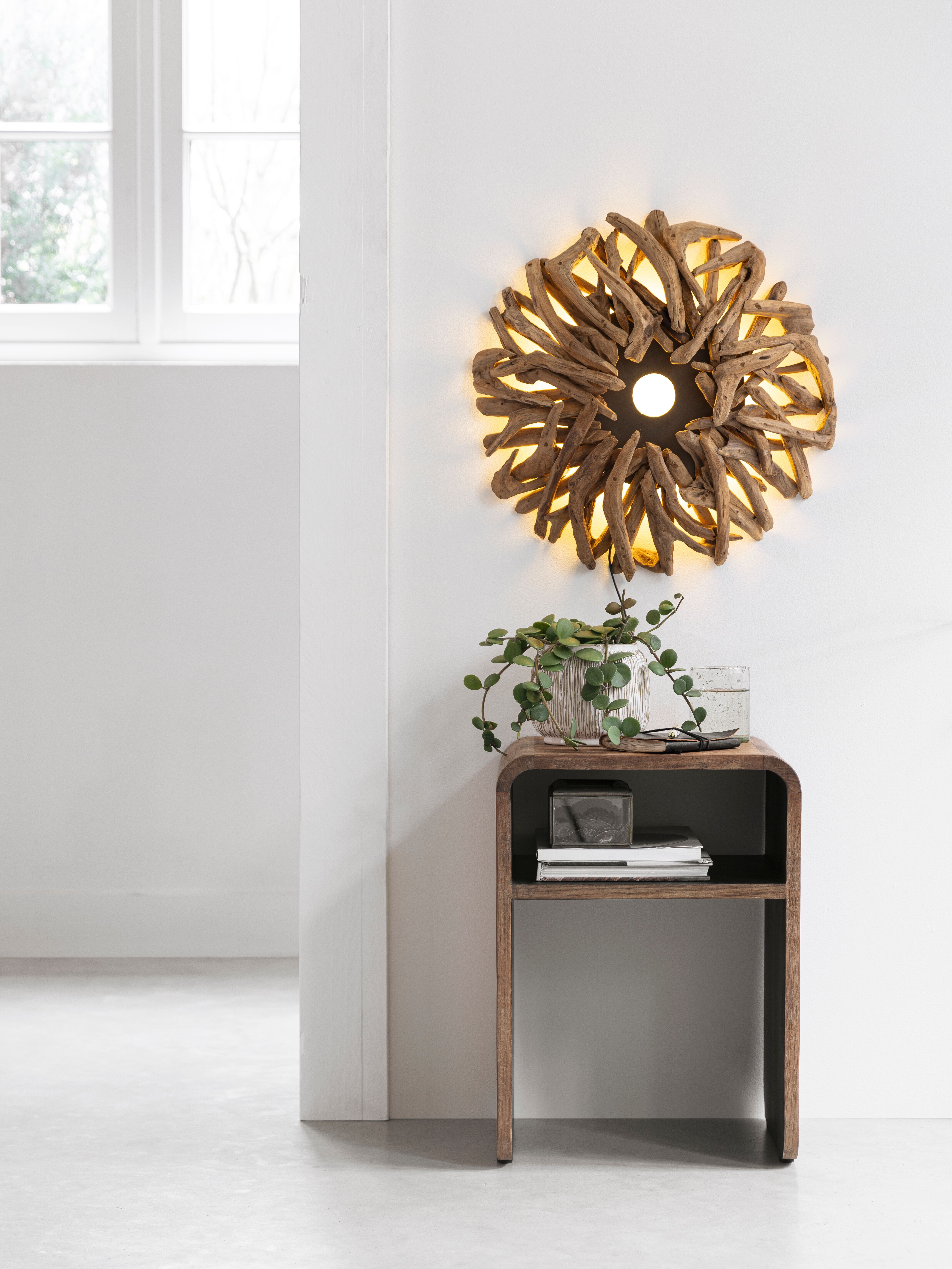 MUST Living Wandlamp 'Zena' Teakhout, 50cm
