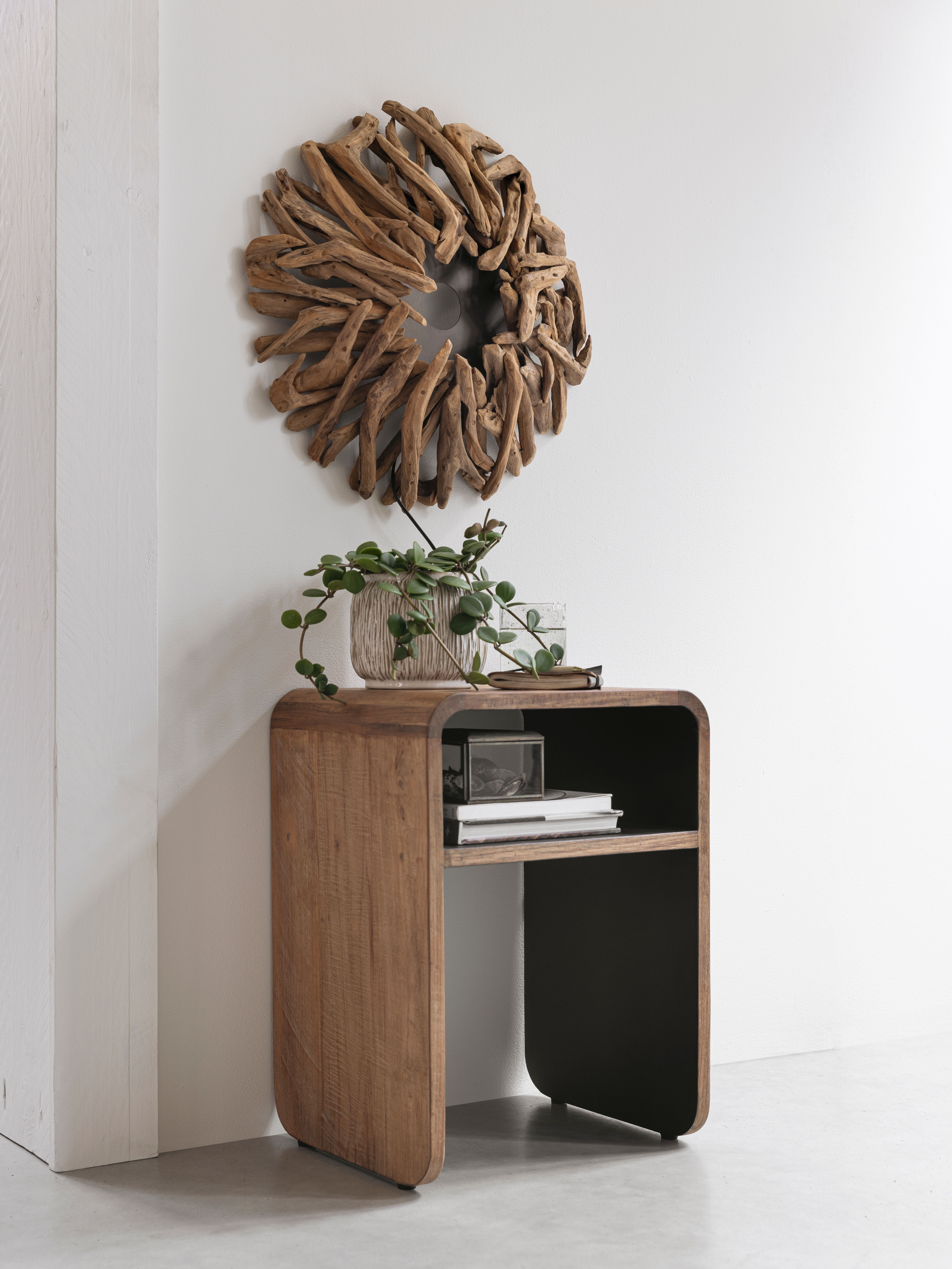 MUST Living Wandlamp 'Zena' Teakhout, 50cm