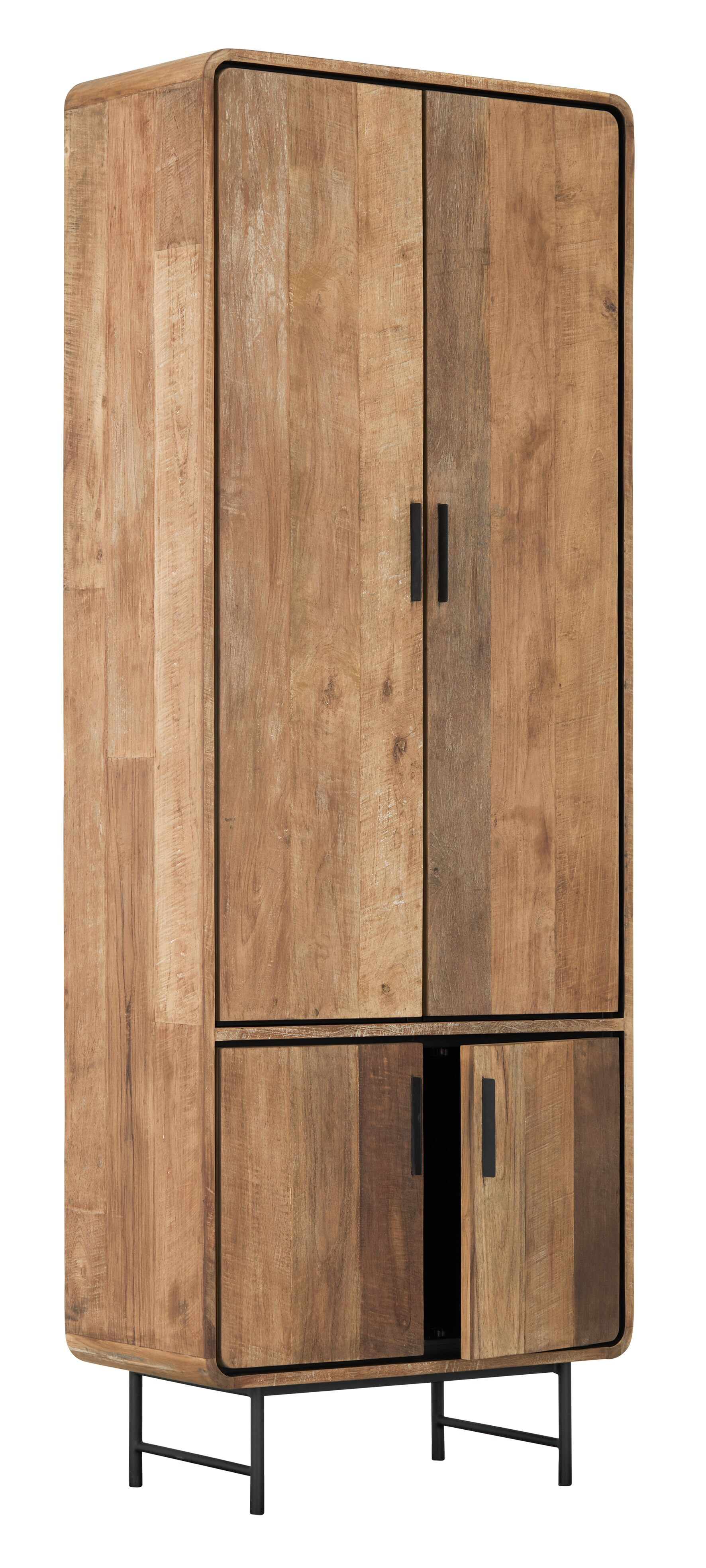 DTP Home Opbergkast 'Evo' Teakhout, 220 x 80cm
