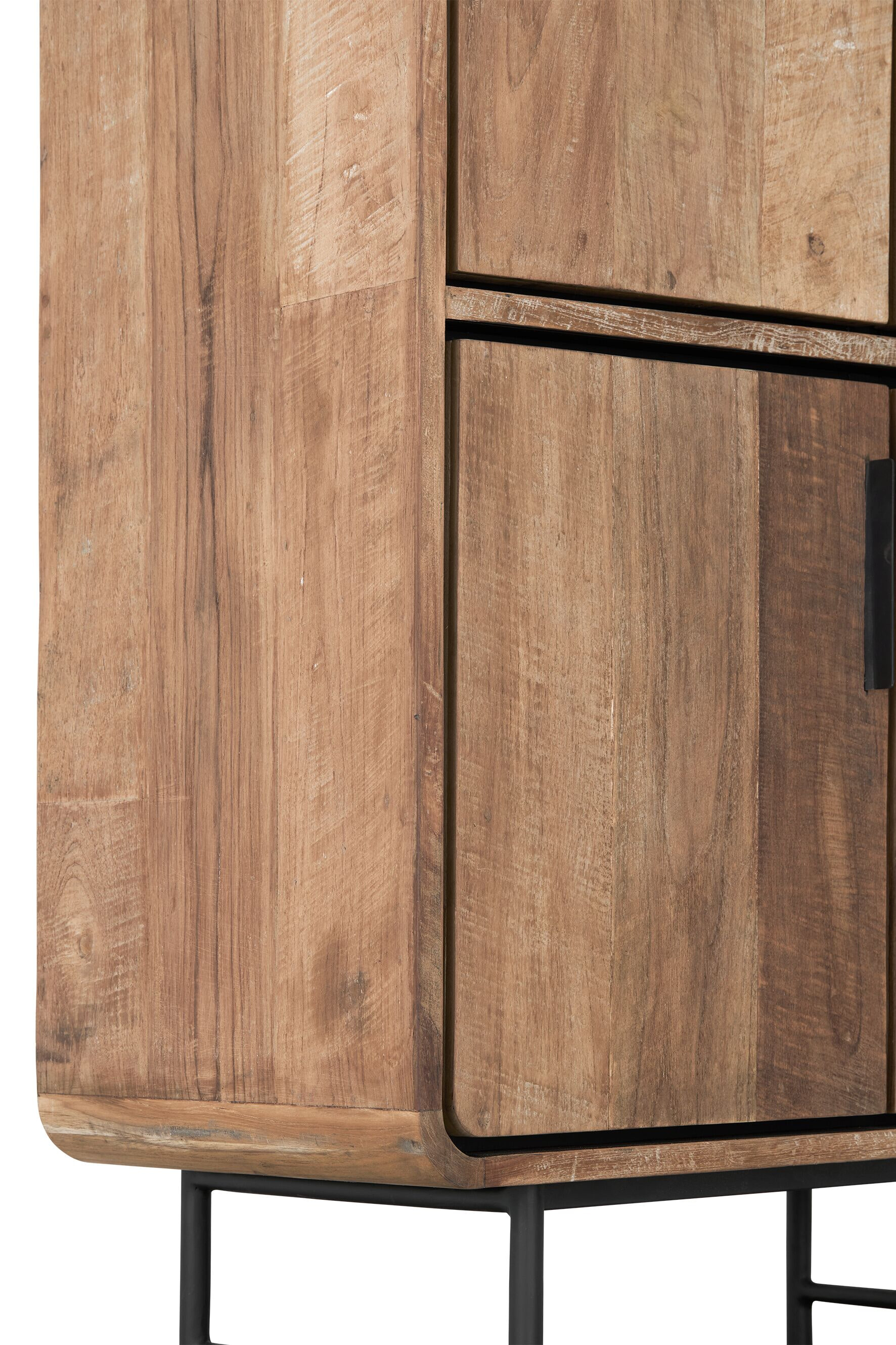 DTP Home Opbergkast 'Evo' Teakhout, 220 x 80cm