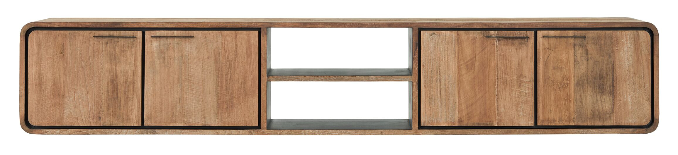 DTP Home Zwevend TV-meubel 'Evo' Teakhout, 225cm