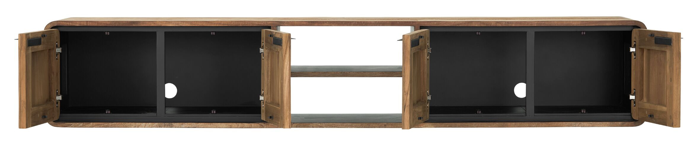 DTP Home Zwevend TV-meubel 'Evo' Teakhout, 225cm