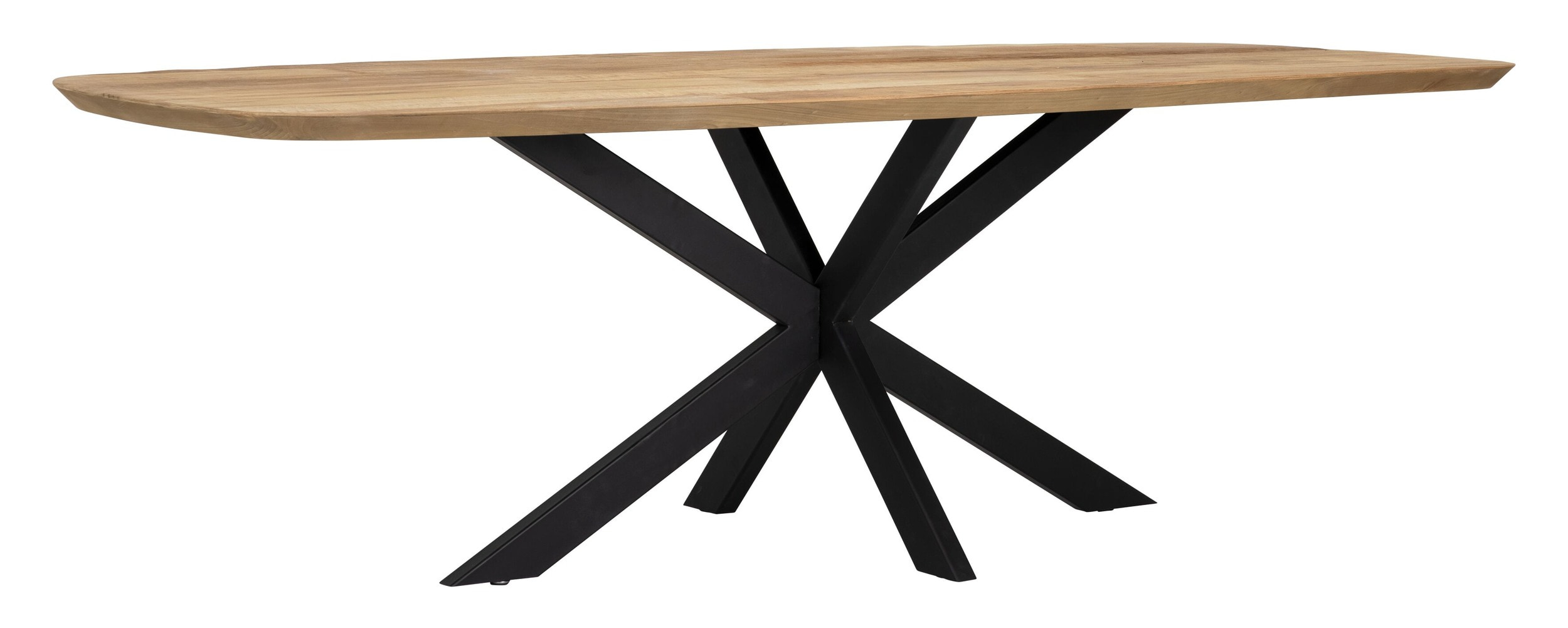 DTP Home Deens Ovale Eettafel 'Evo' Teakhout, 240 x 110cm