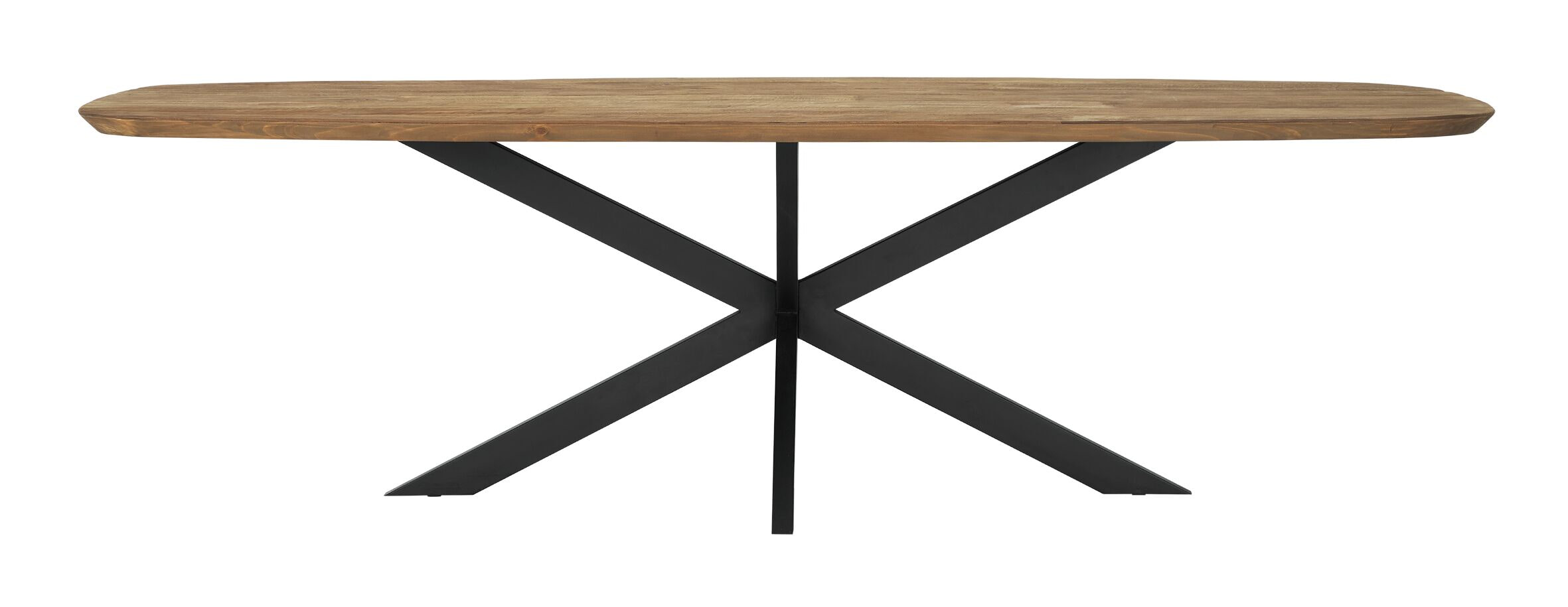 DTP Home Eettafel 'Evo' Deens ovaal, Teakhout, 260 x 110cm