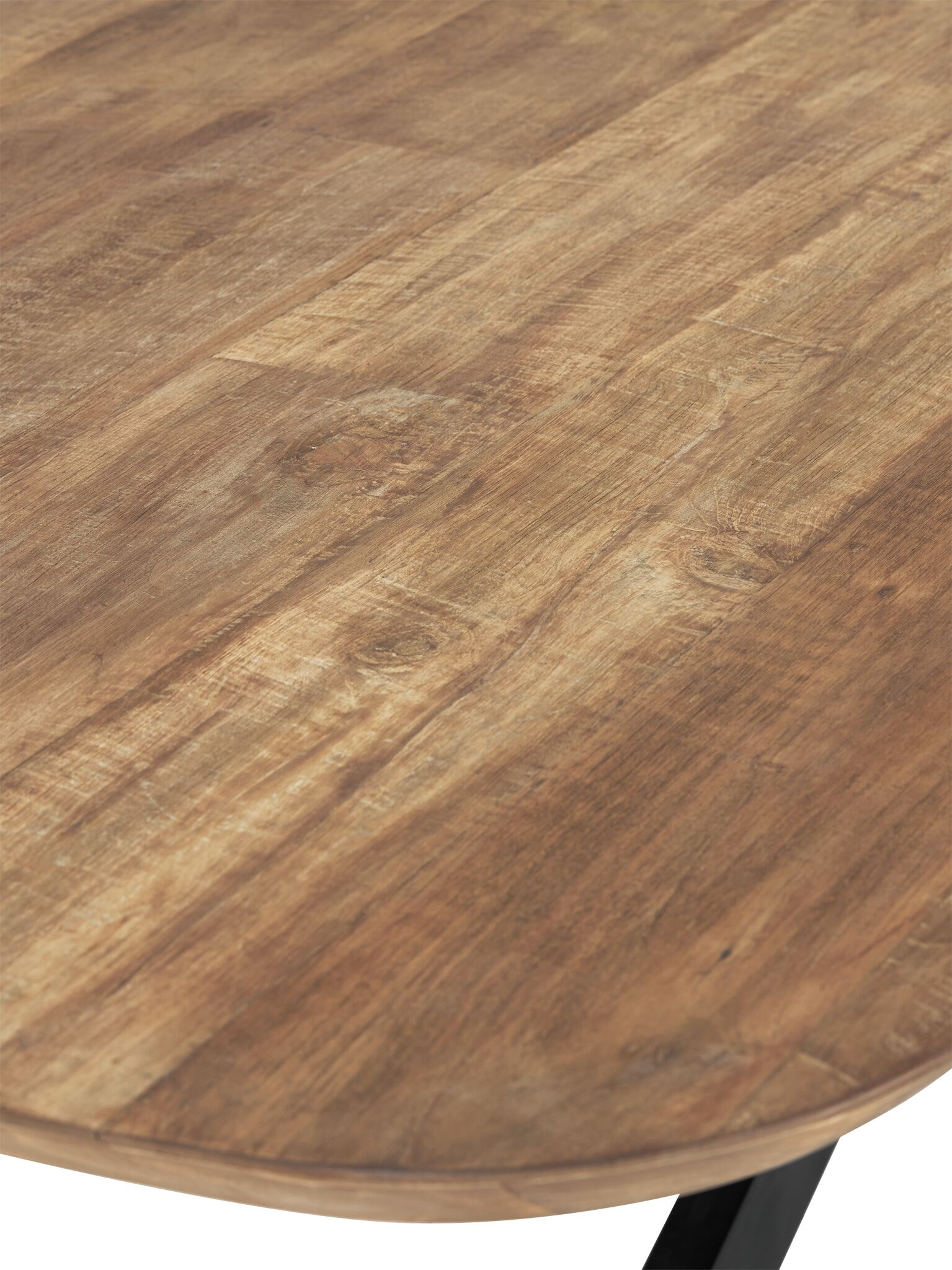 DTP Home Eettafel 'Evo' Deens ovaal, Teakhout, 260 x 110cm