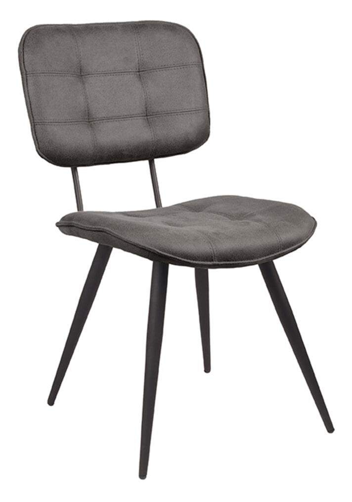 LABEL51 Eetkamerstoel 'Gus' kleur Antraciet