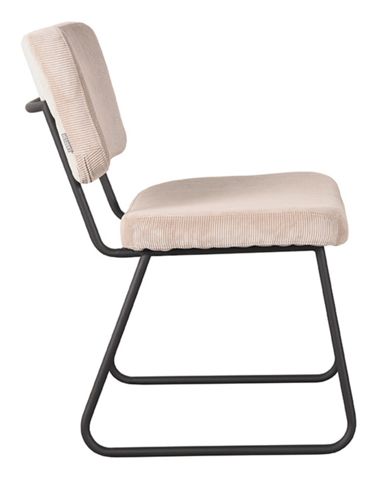 LABEL51 Eetkamerstoel 'Noah' Rib, kleur Naturel